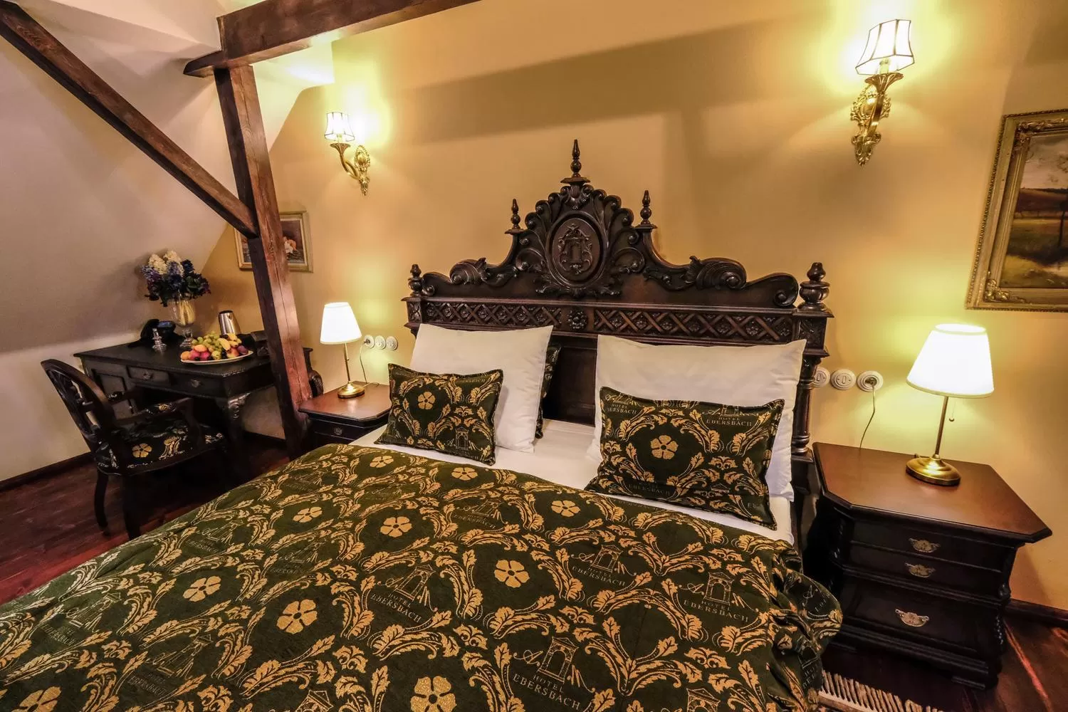 Photo of the whole room, Bed in Hotel Ebersbach