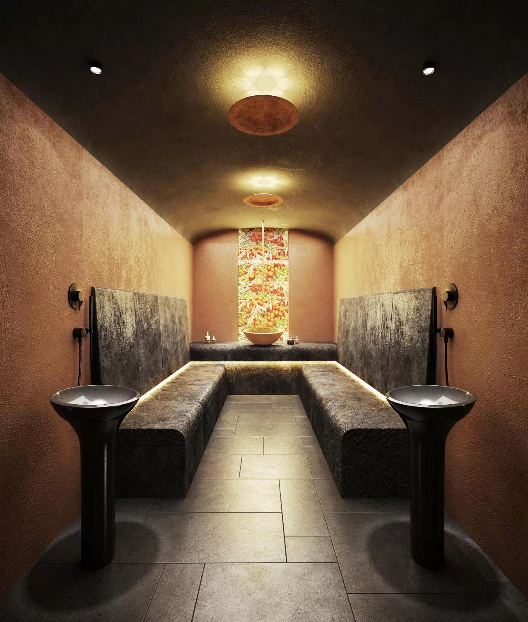 Sauna, Bed in Hotel Zamek Ryn