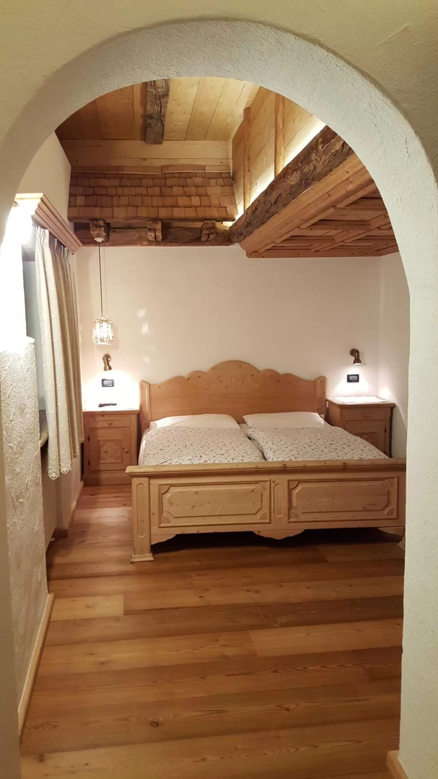 Photo of the whole room, Bed in Historic Hotel Ristorante La Stua