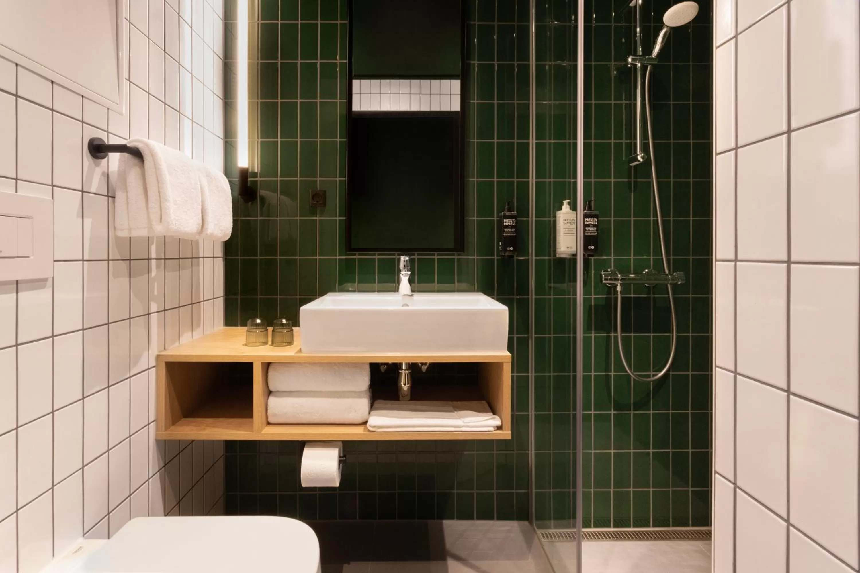 Bathroom in ibis Styles Copenhagen Orestad