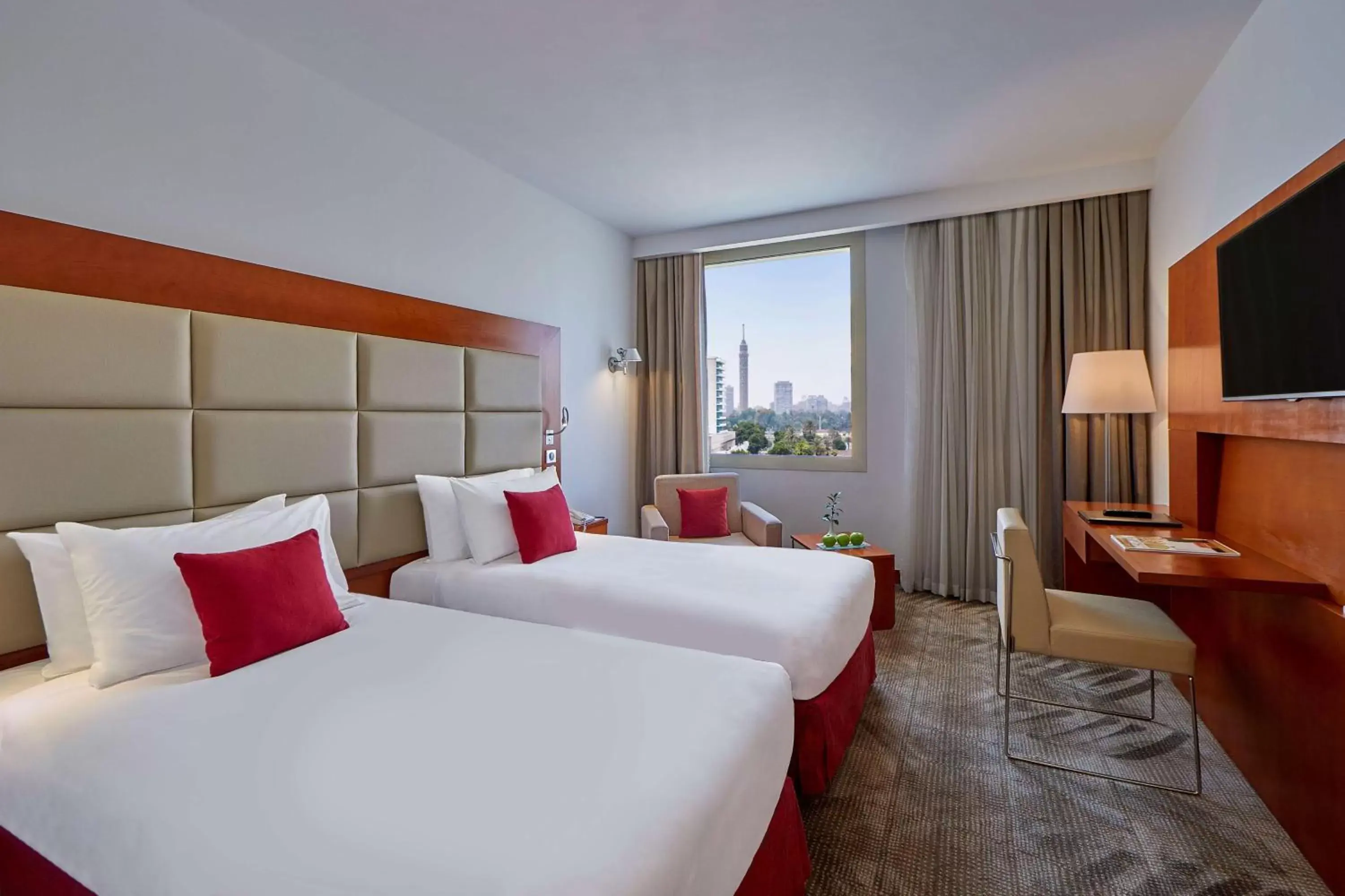 Superior Twin Pool View Room in Steigenberger Hotel El Tahrir Cairo Superior Twin Pool View Room in Steigenberger Hotel El Tahrir Cairo