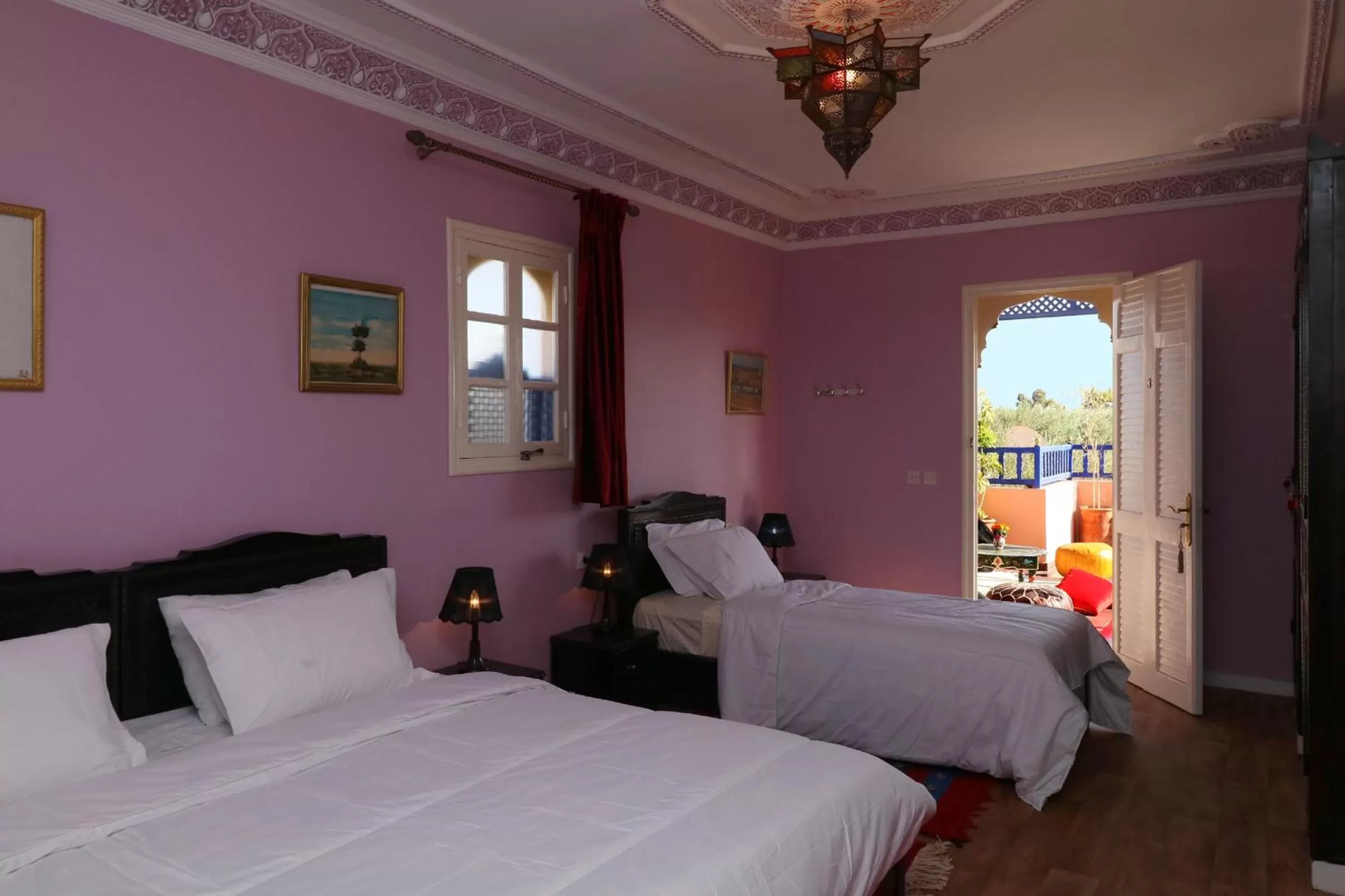 Bed in Le Bleu House