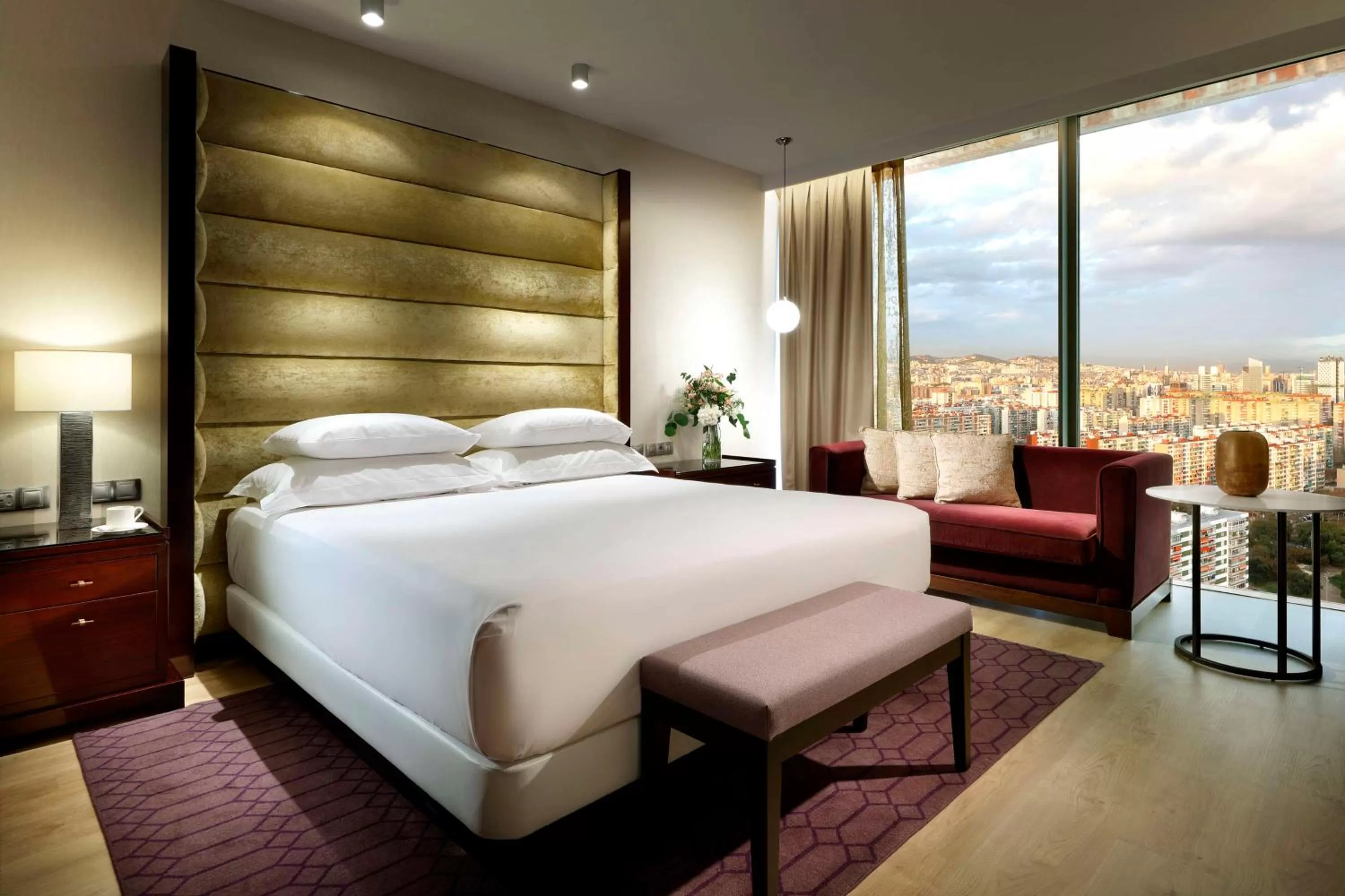Bedroom, Bed in Hyatt Regency Barcelona Tower