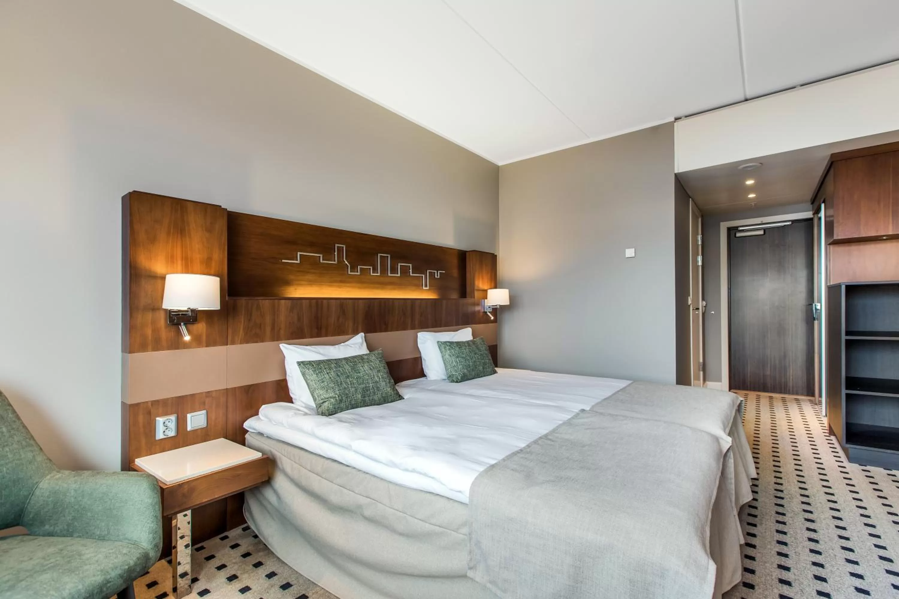 Bed in Quality Hotel Fredrikstad