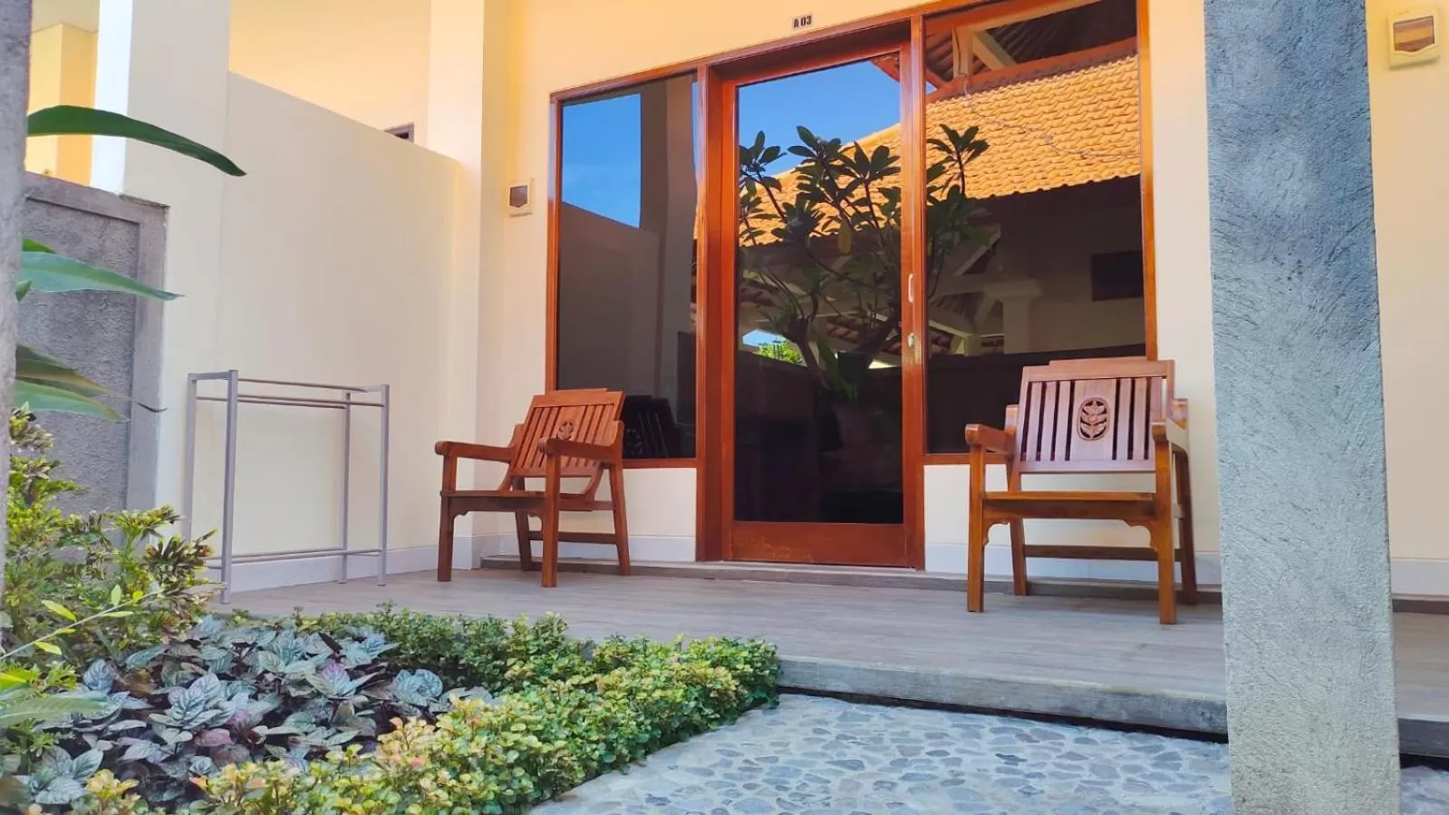 Balcony/Terrace in THE LAVIANA HOTEL
