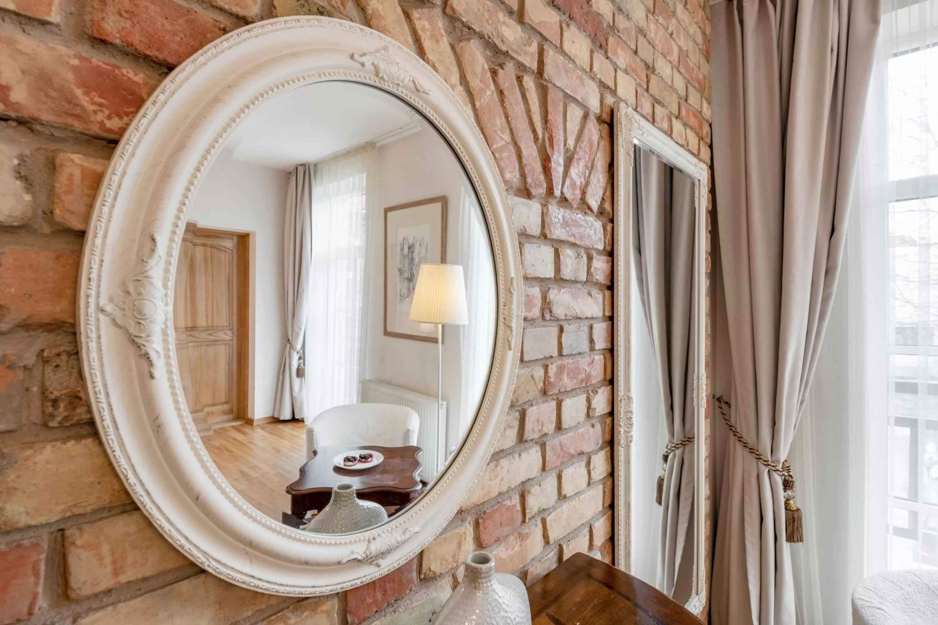 Decorative detail, Bathroom in Vilnius Apartments