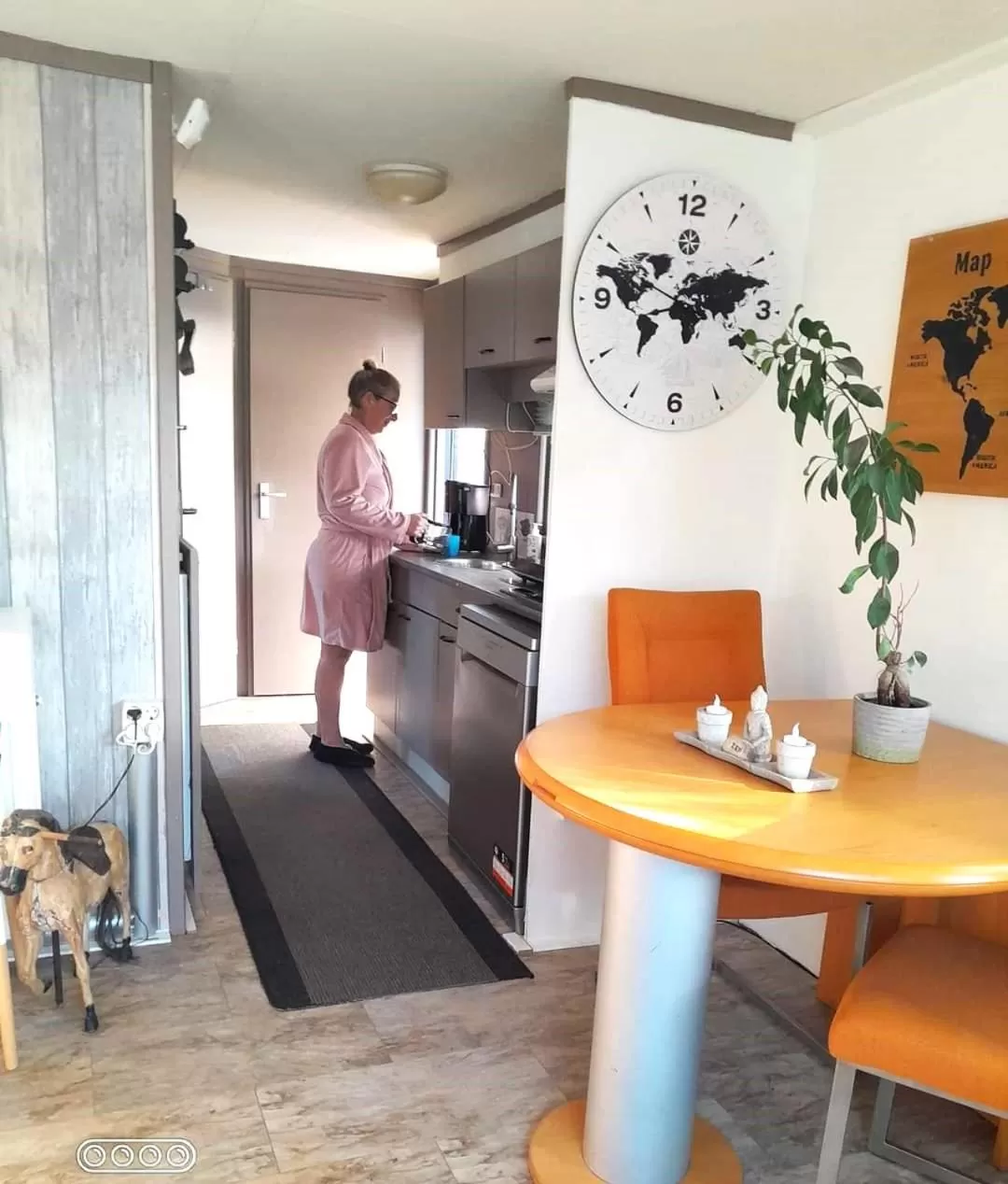 Kitchen or kitchenette in Naturistenlogement Wellness & Beauty