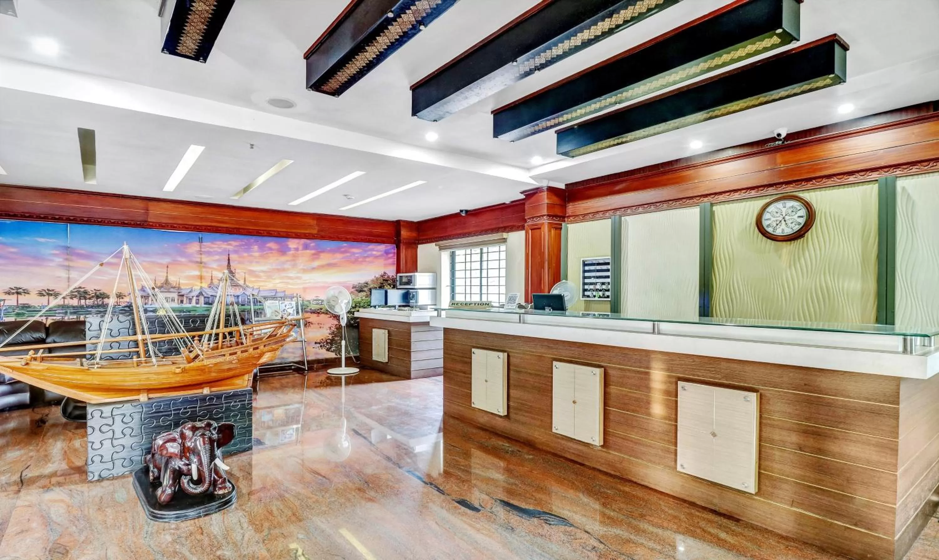 Lobby or reception in Treebo Symphony Hotels And Resorts Angamally