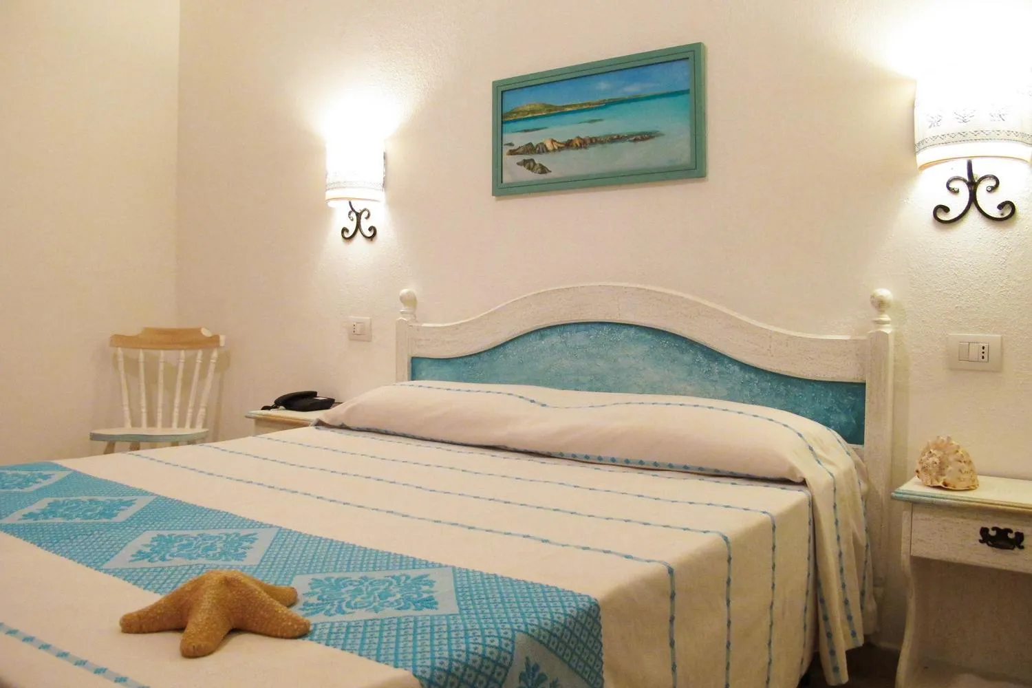 Bedroom, Bed in Hotel Stella Marina