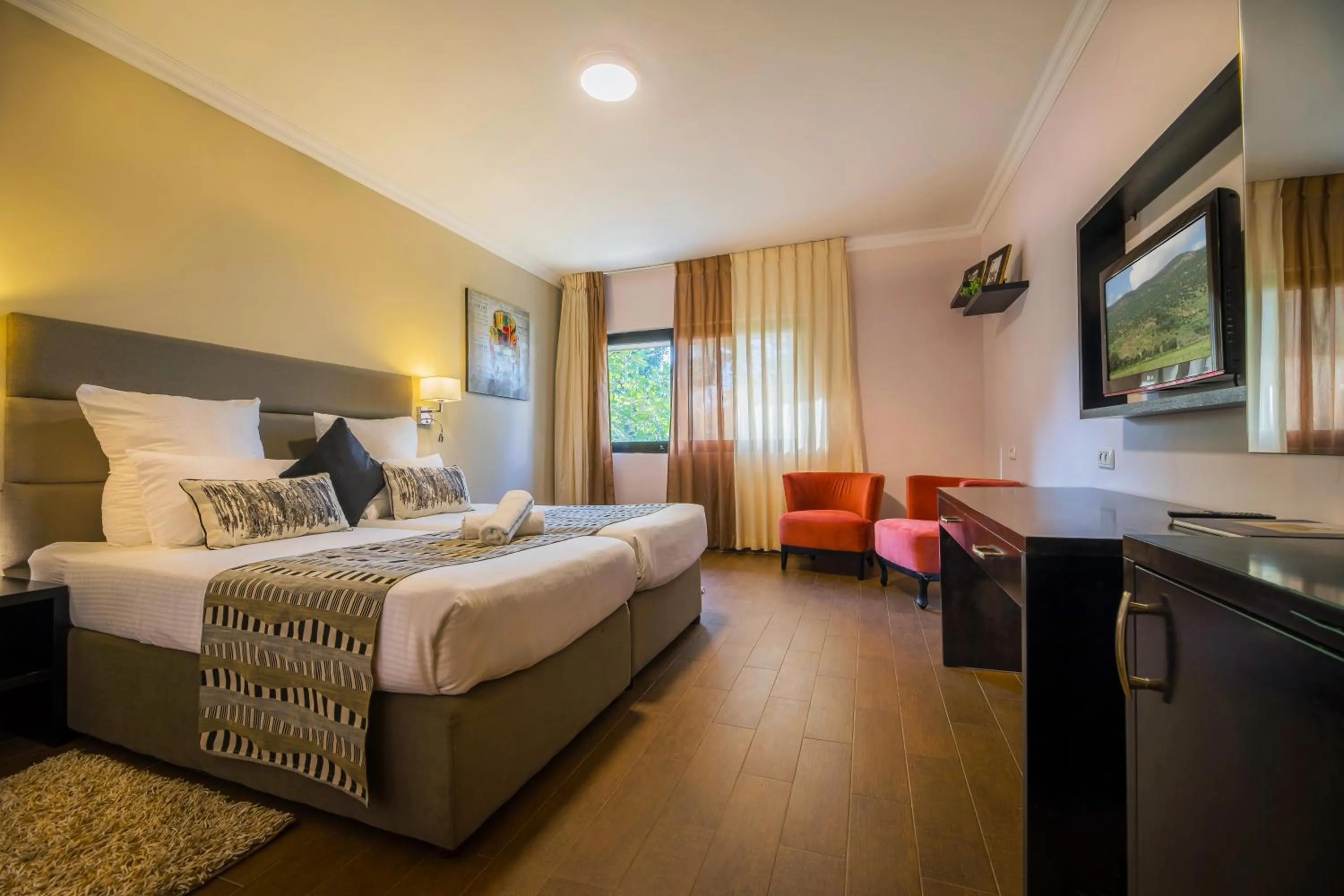 Bedroom, Bed in C Hotel Neve Ilan
