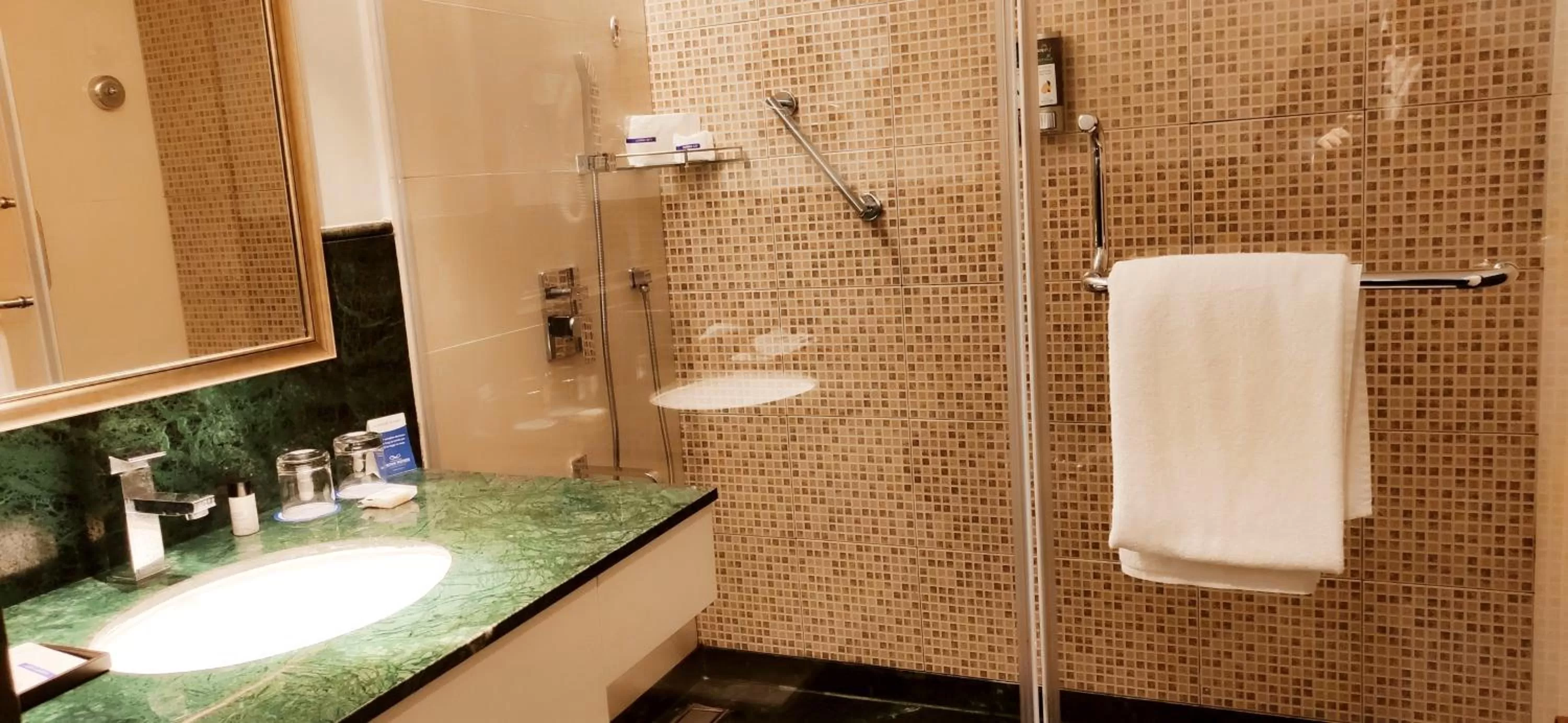 Bathroom in Manjeera Sarovar Premiere