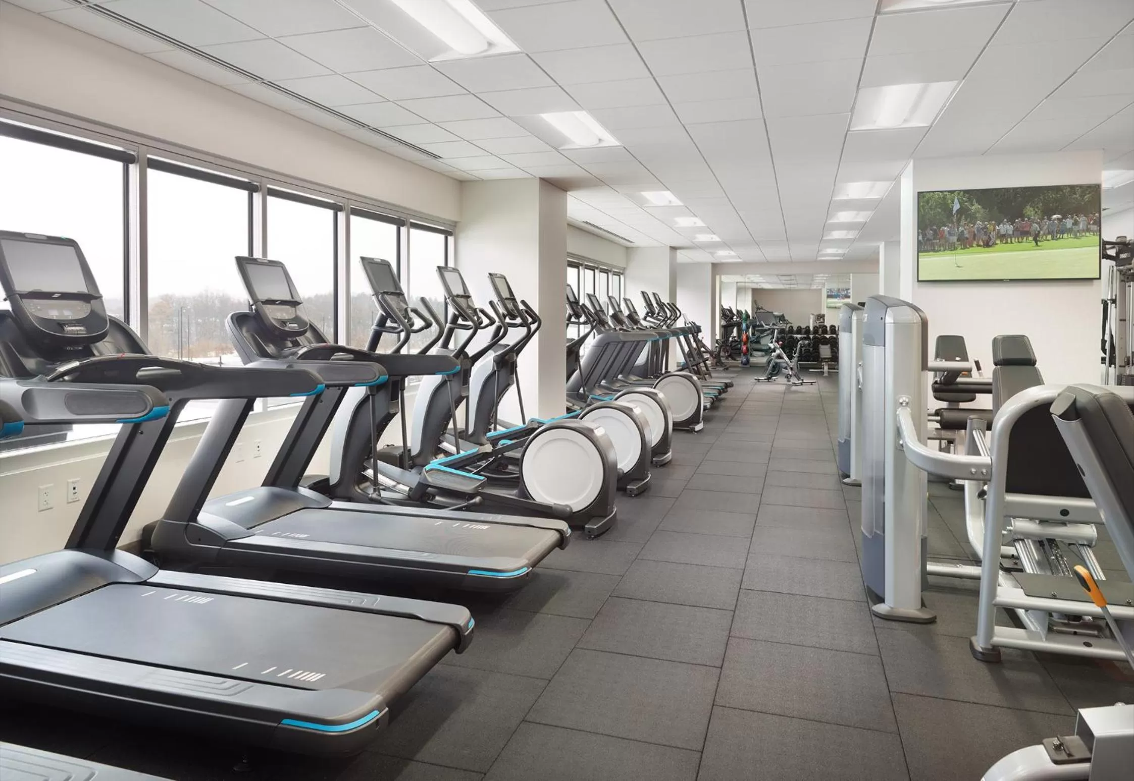 Fitness centre/facilities in Omni Viking Lakes