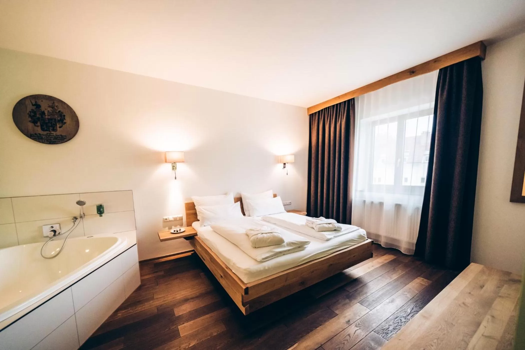 Bed in Aktivhotel Wildschütz