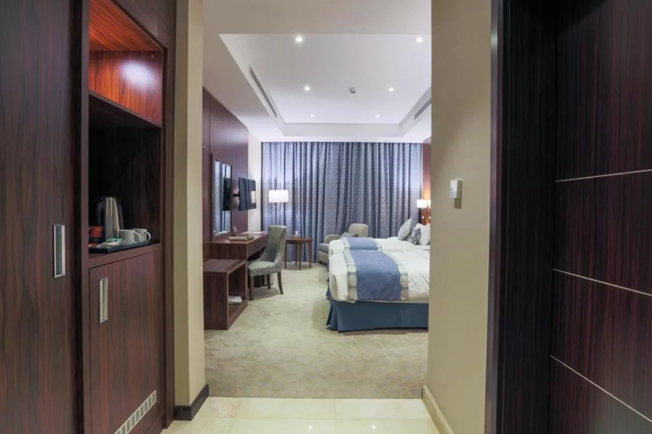 Bed in mawasim al hay at hotel