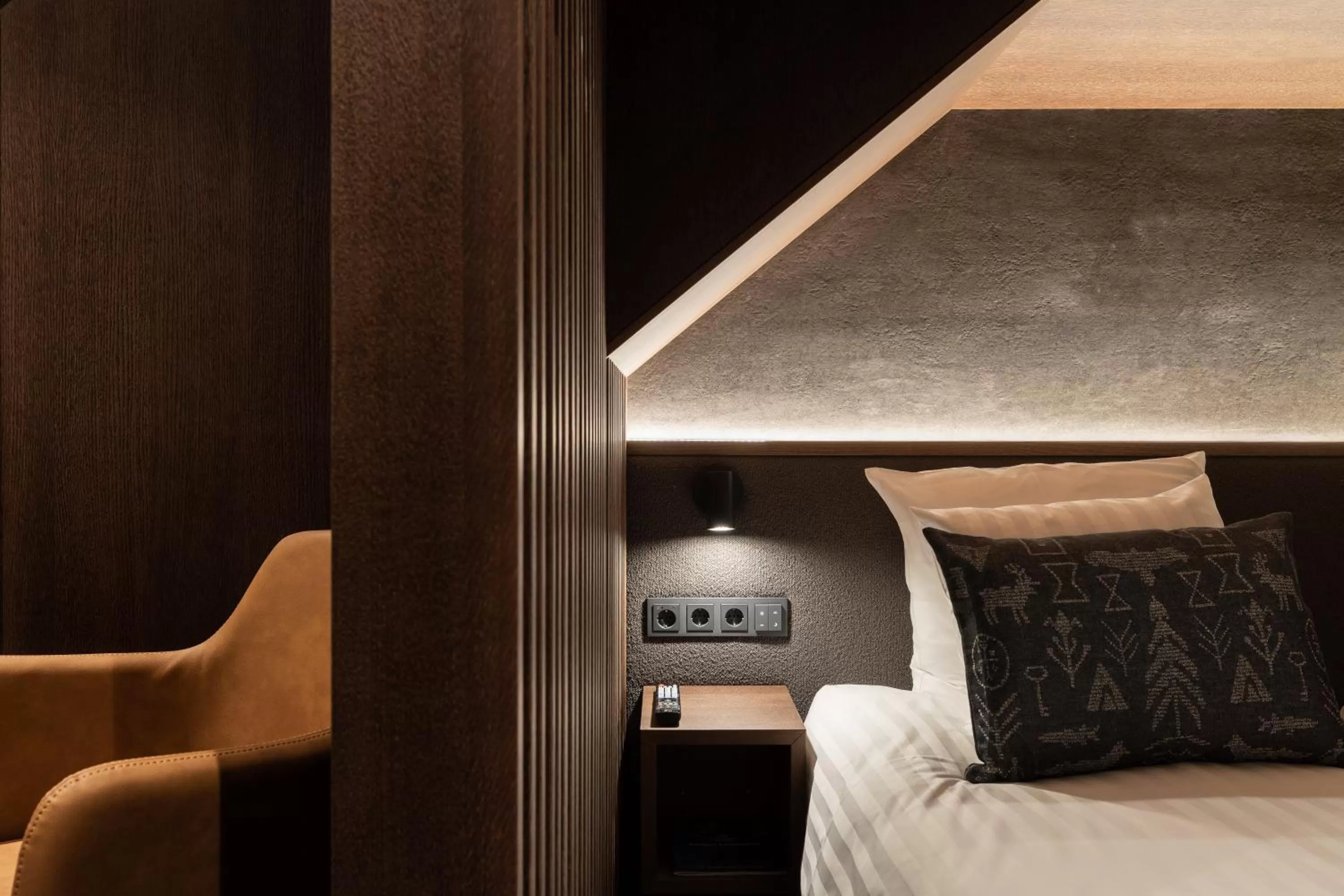 Decorative detail, Bed in Lapland Hotels Arena