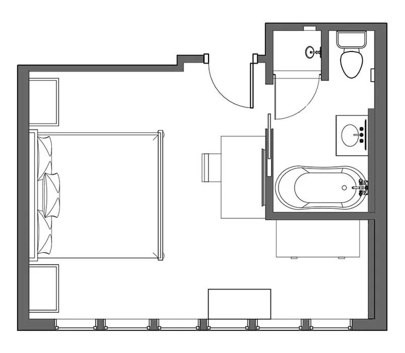 Floor plan in Edwards House