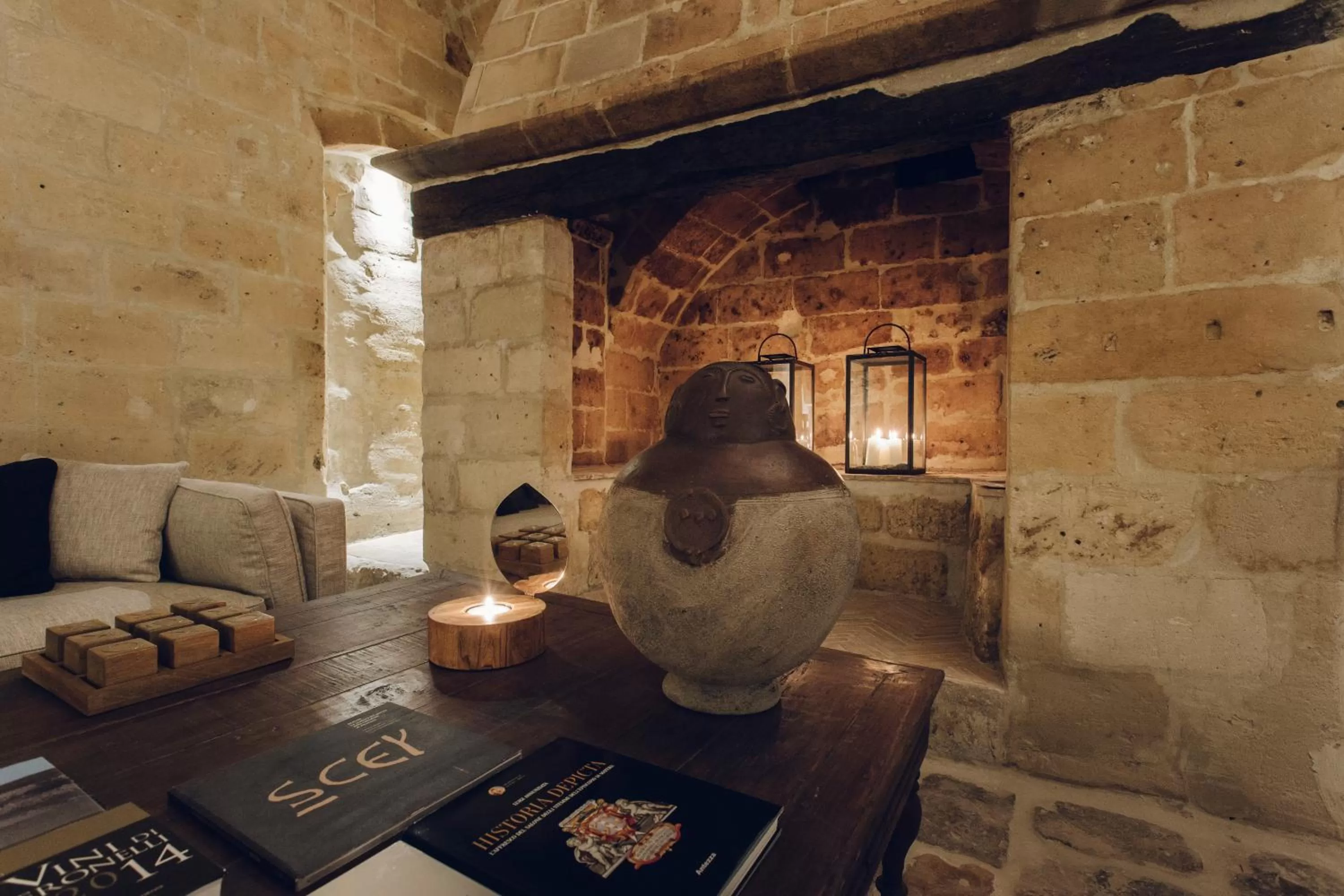 Lobby or reception in Il Palazzotto I Residence & Winery