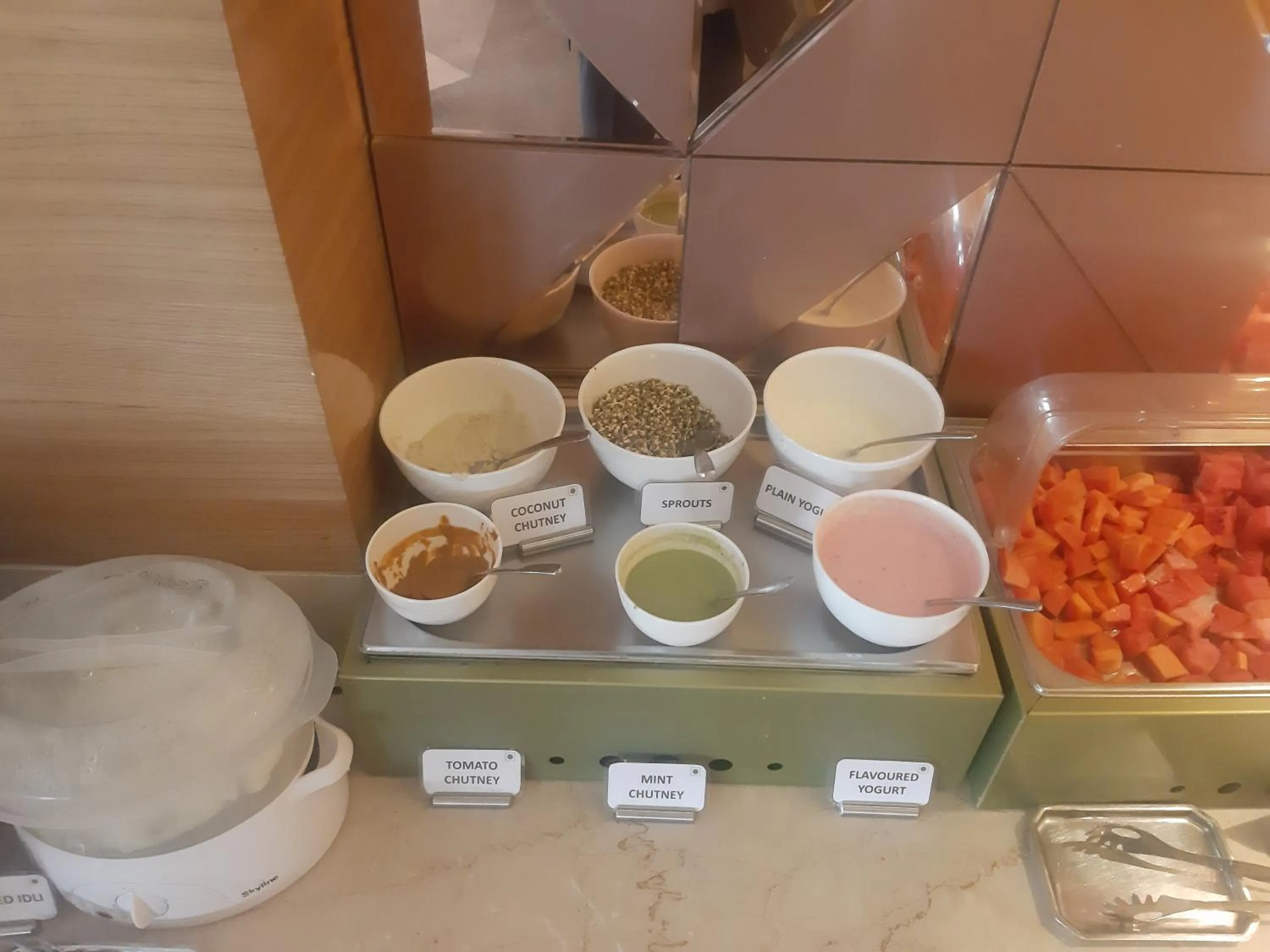 Breakfast in Best Western Vrindavan