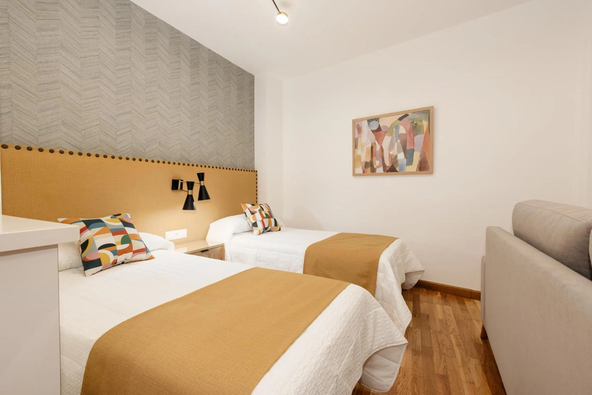 Bed in Apartamentos Debambú