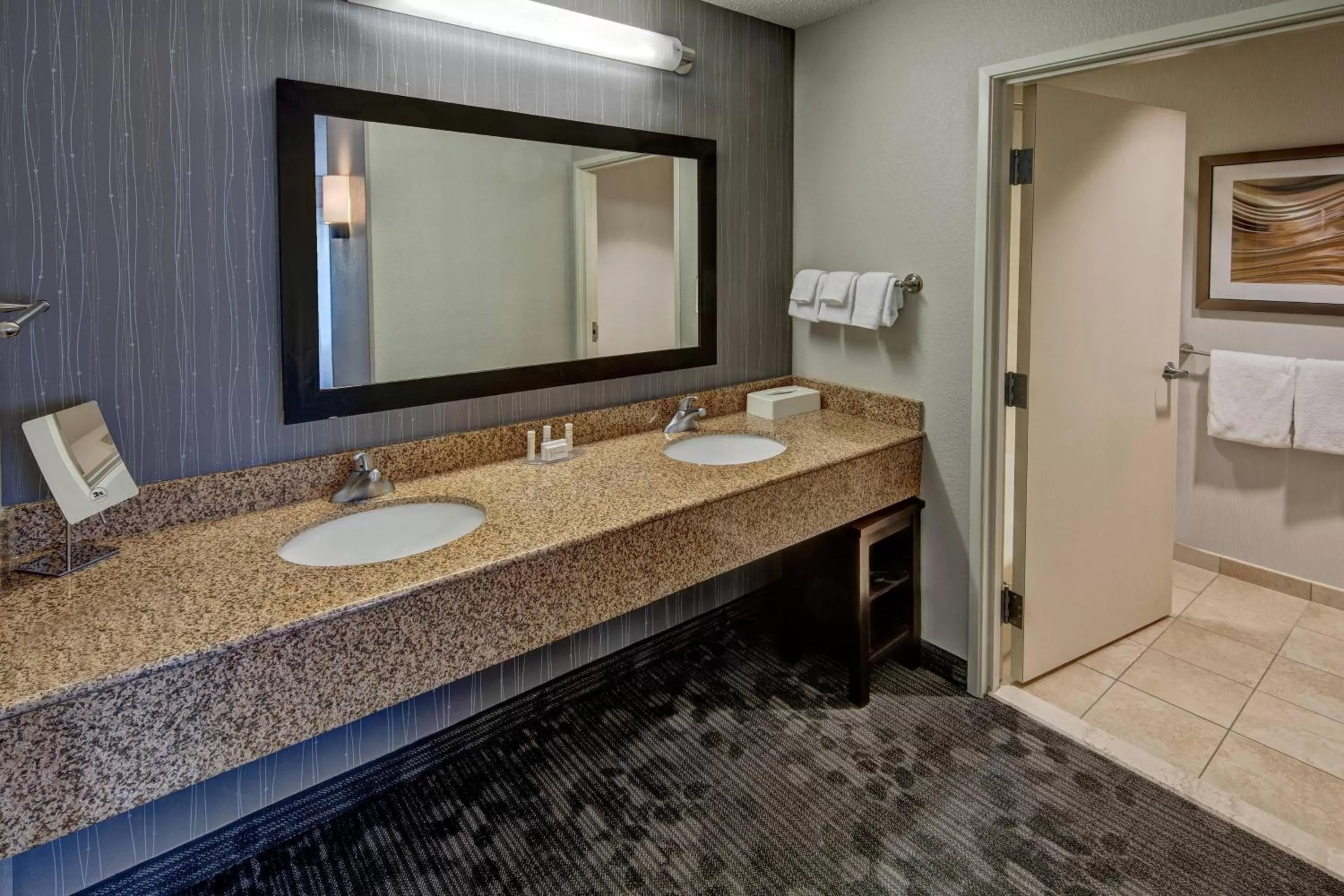 Bathroom in Courtyard by Marriott Troy