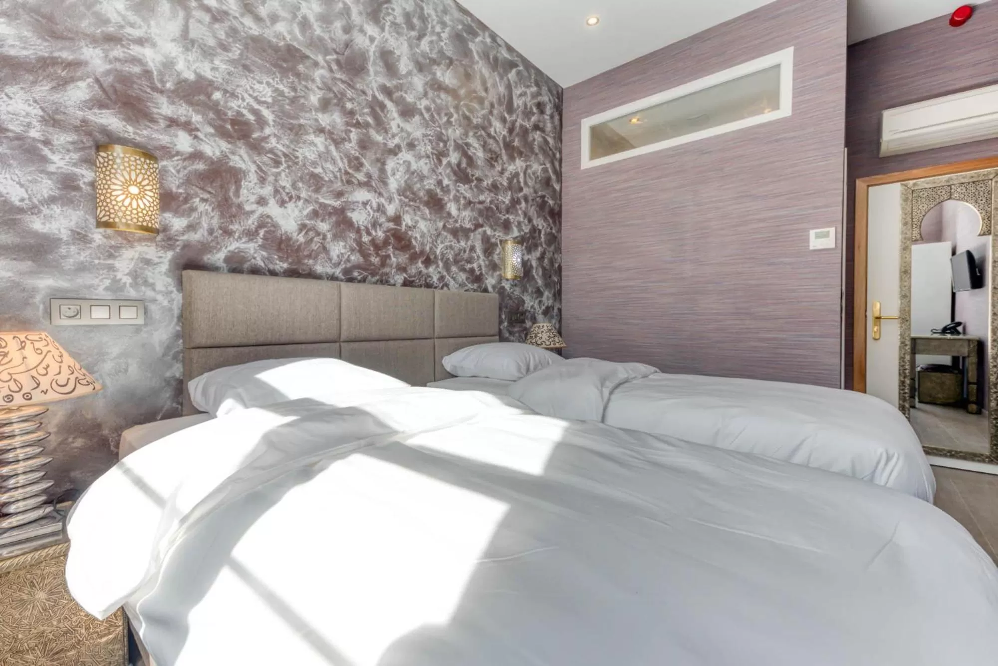 Bed in Ryad Mogador Liège