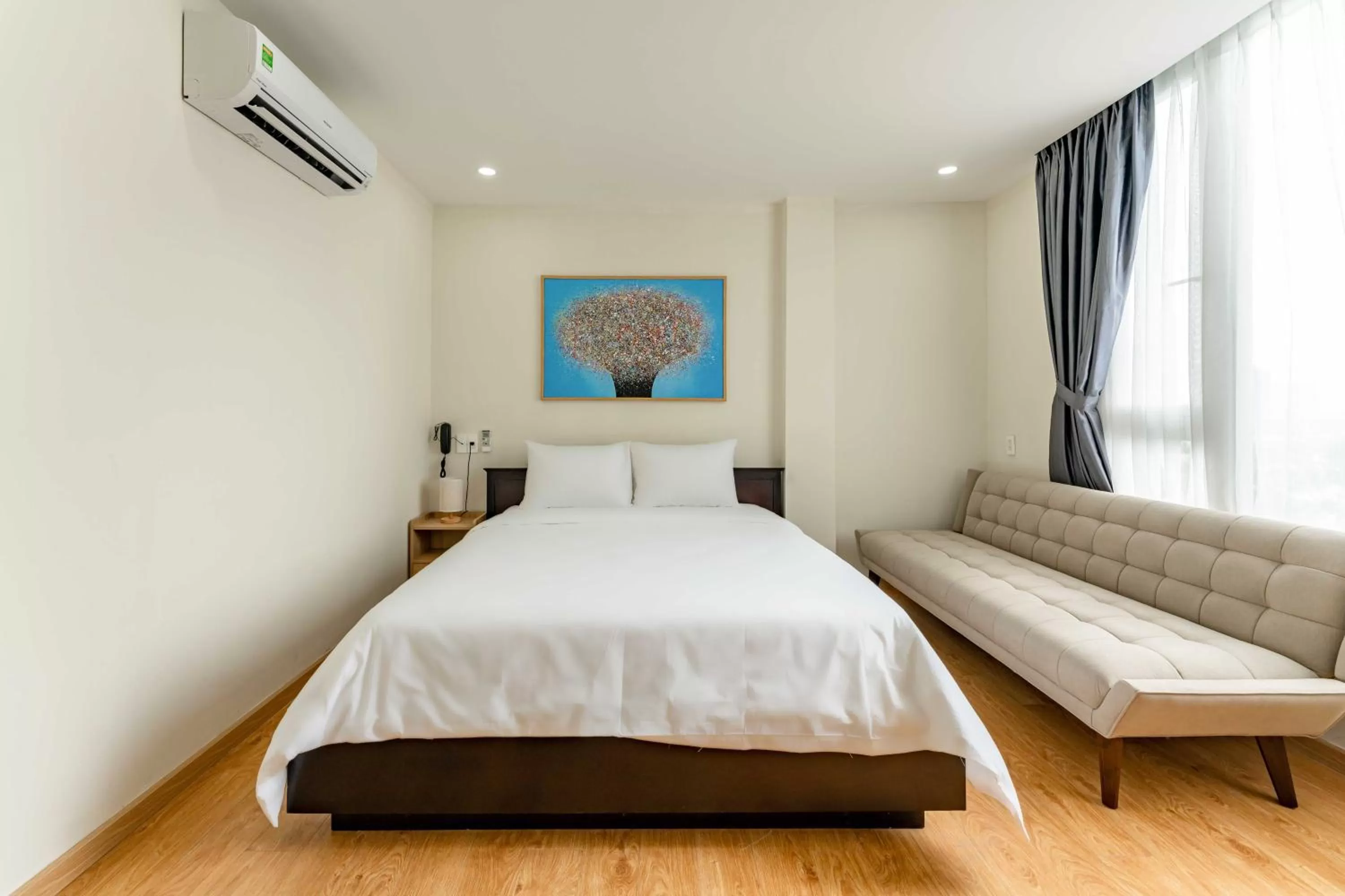 Bed in Edoya hotel Dong Khoi