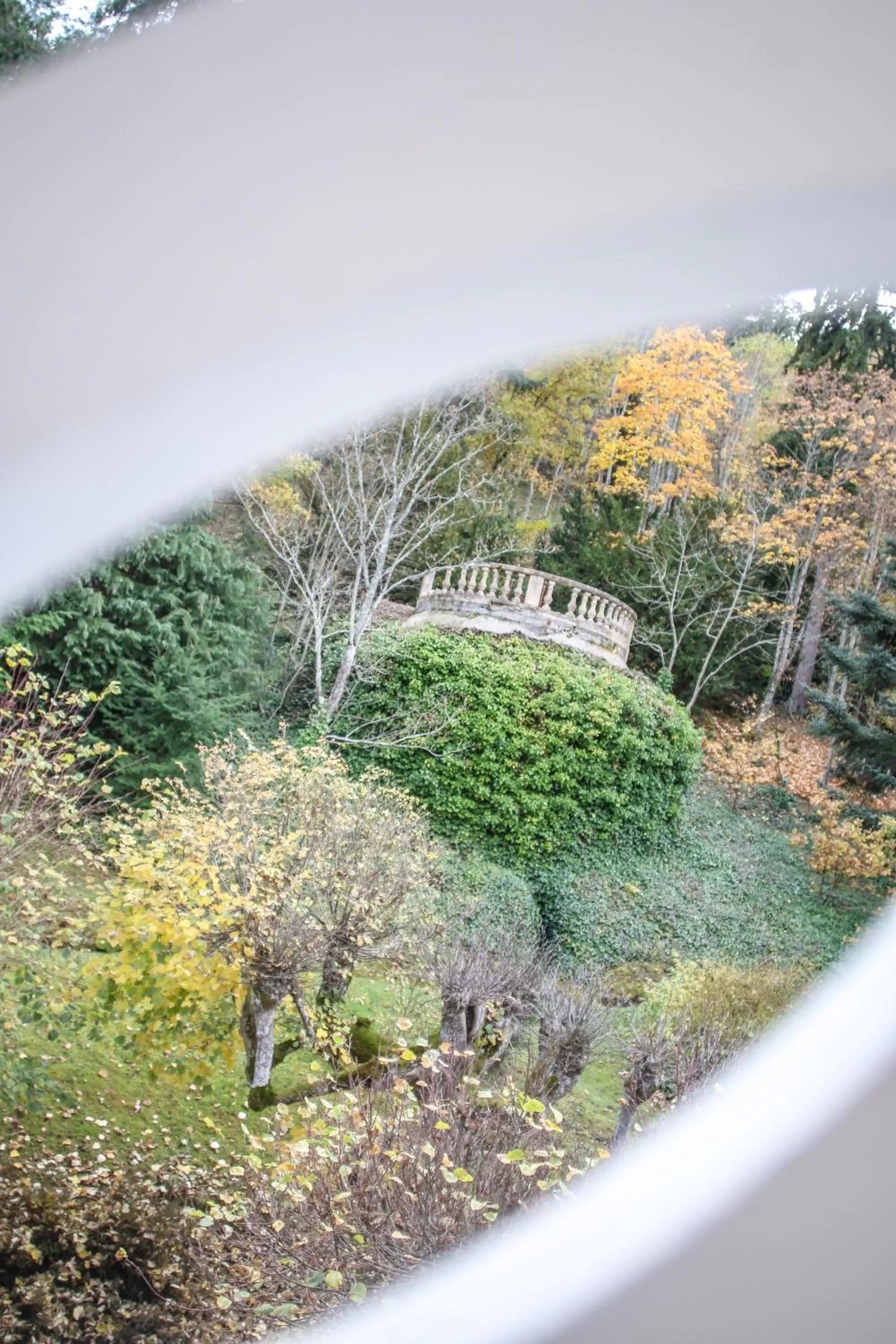 Garden view in Hôtel Mercure Saint-Nectaire Spa & Bien-être