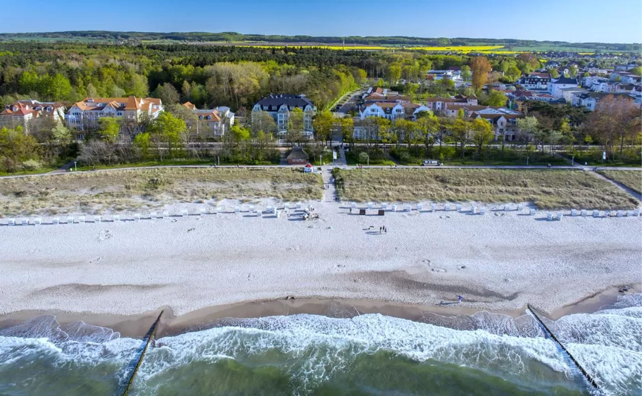 Beach in Am Weststrand Apartmenthaus Waldeck