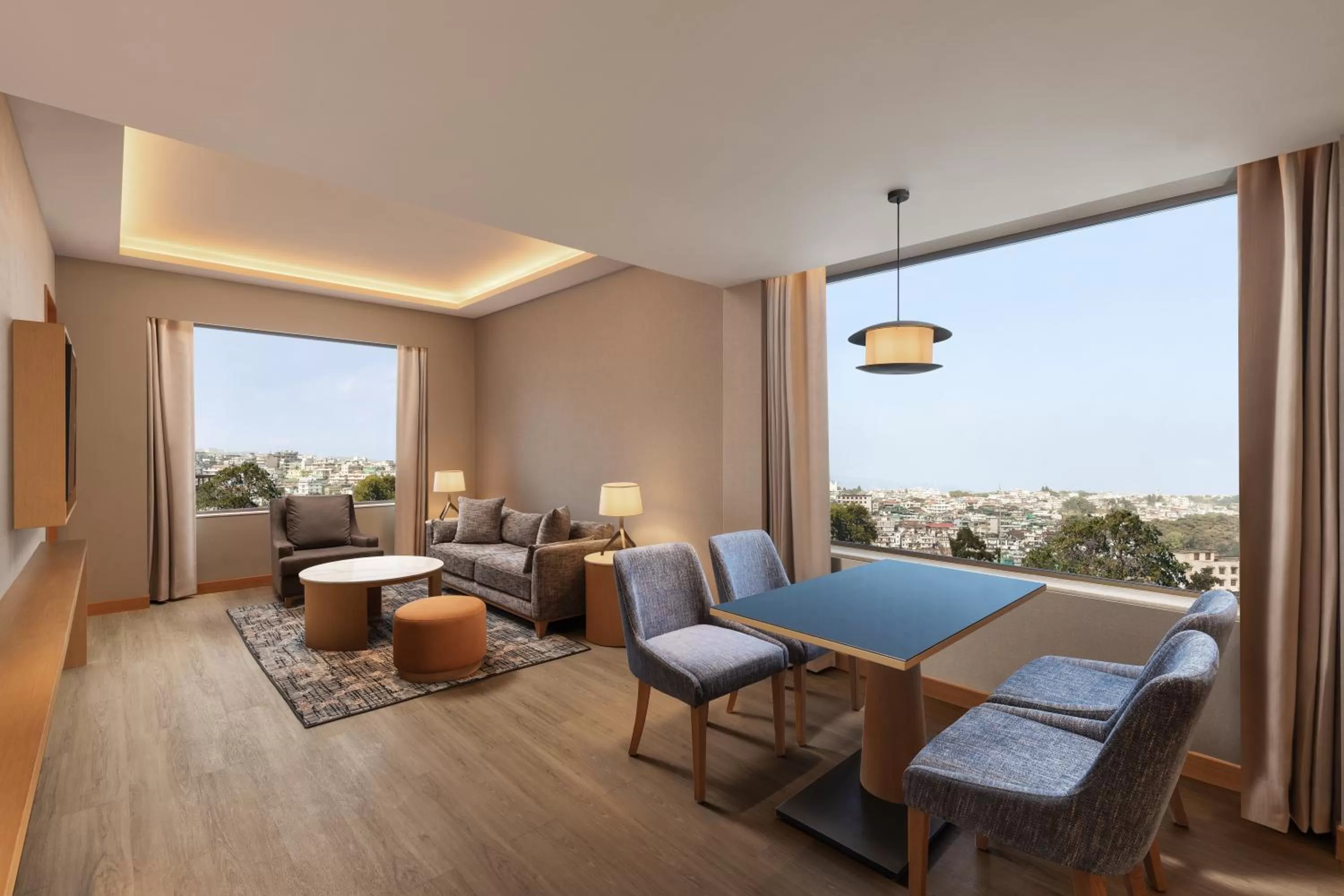 Living room in Courtyard by Marriott Shillong