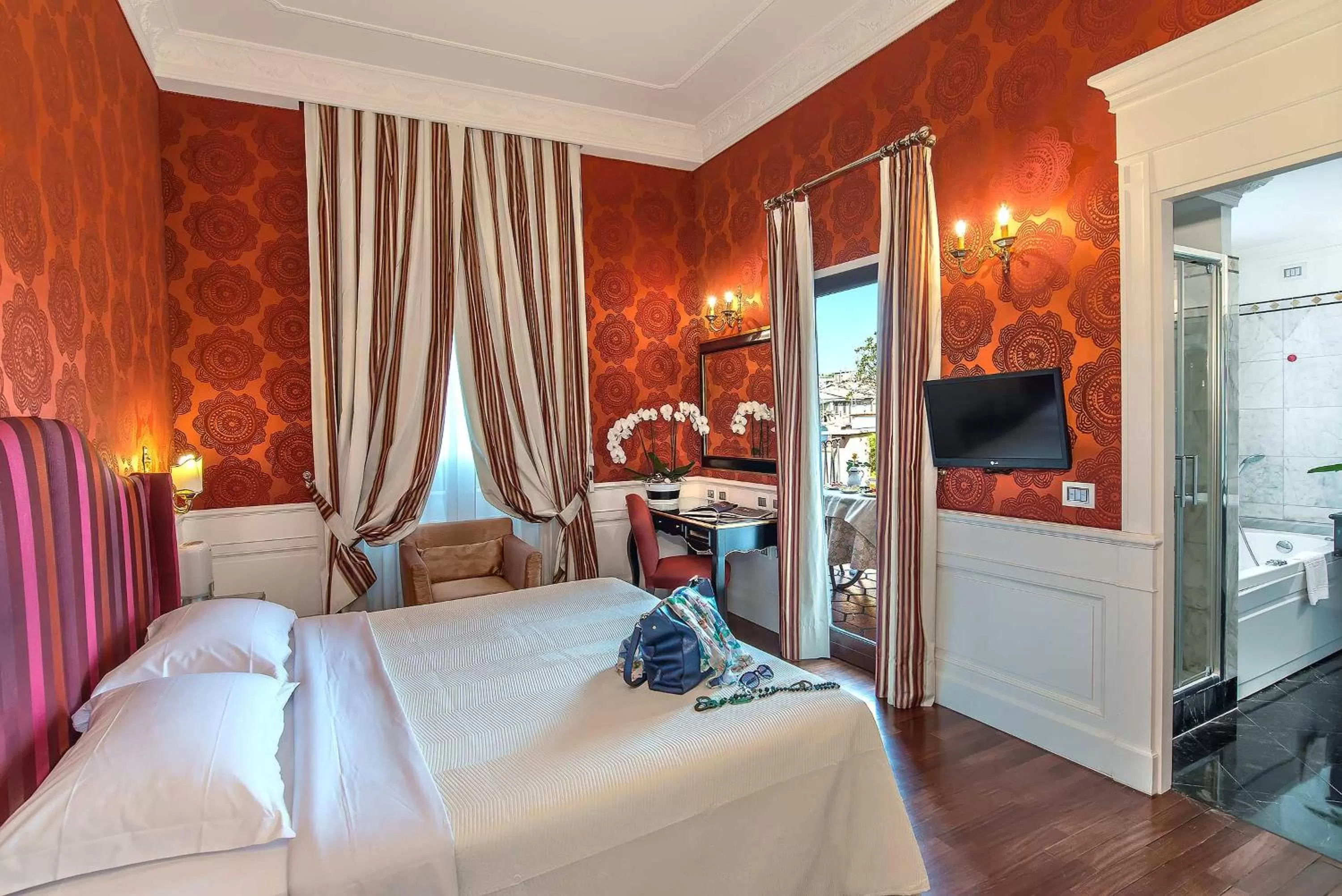 Bedroom, Bed in Albergo del Senato