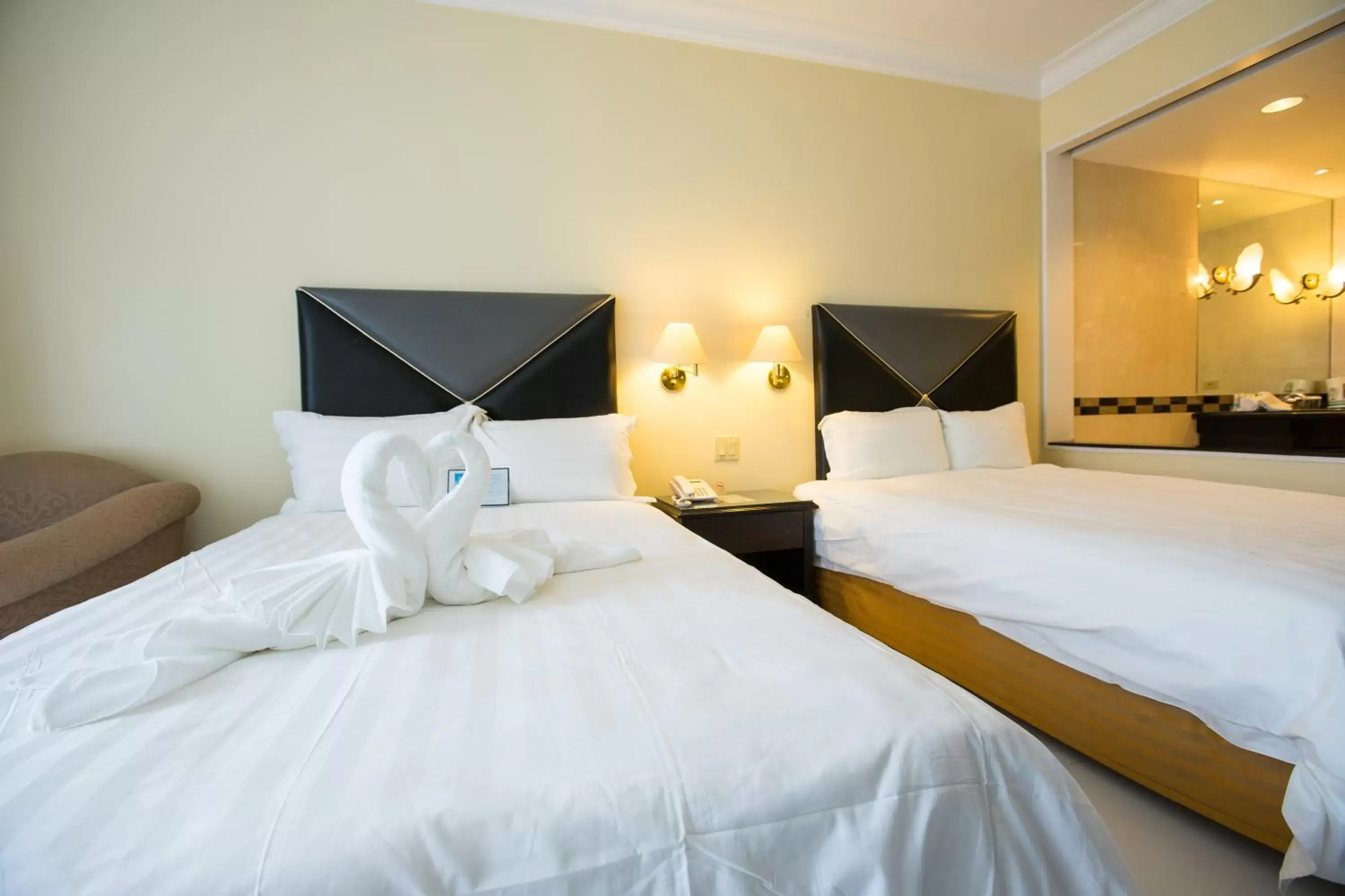 Twin Room with Partial Ocean VIew in Royal Orchid Hotel Guam Twin Room with Partial Ocean VIew in Royal Orchid Hotel Guam