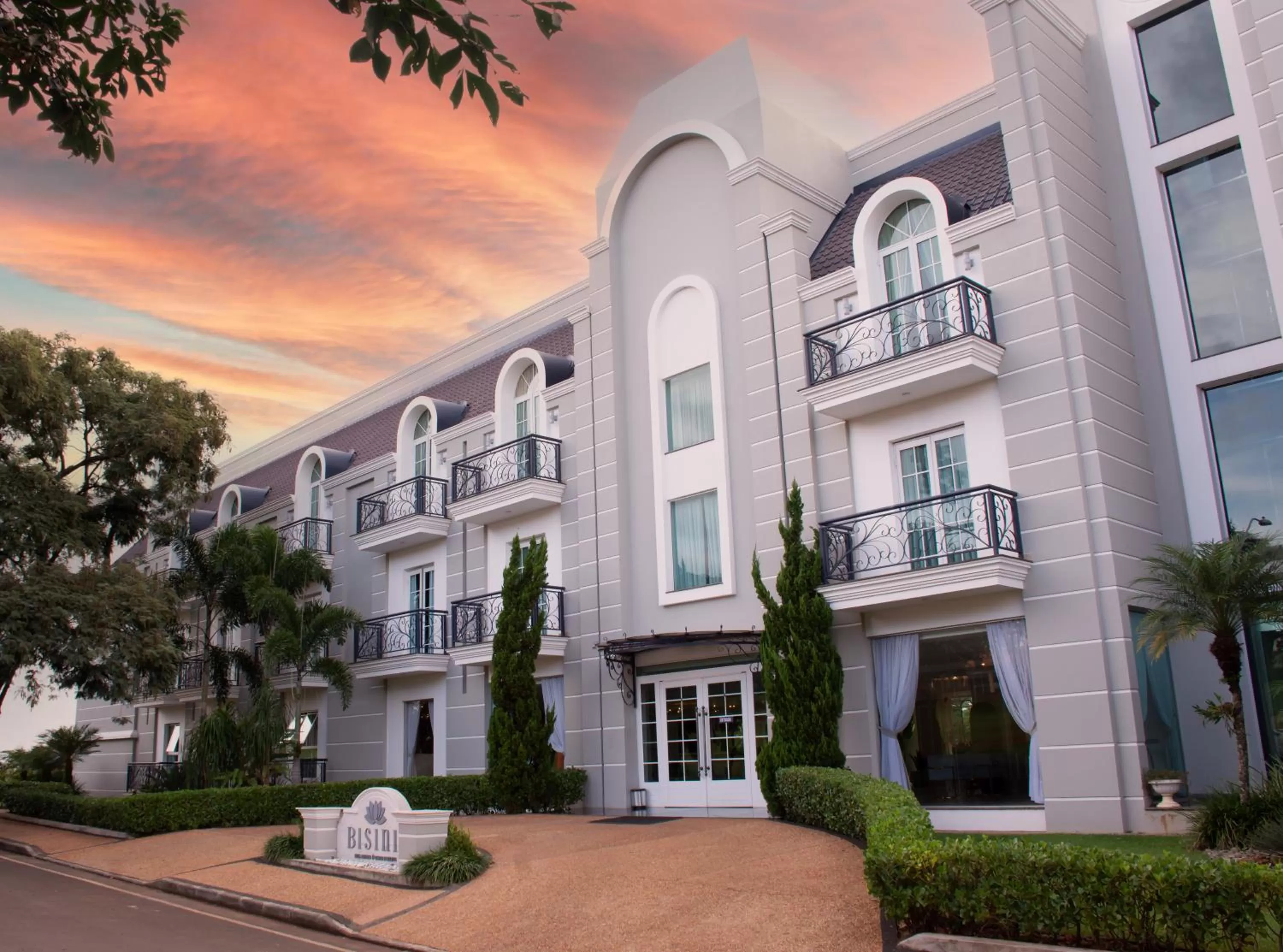 Property building in Bisinii Boutique Hotel