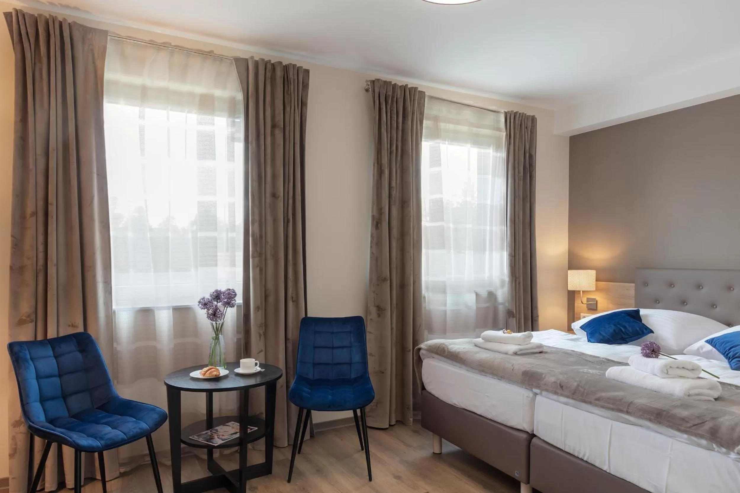 Photo of the whole room, Bed in Dominik Hotel & Eventsaal