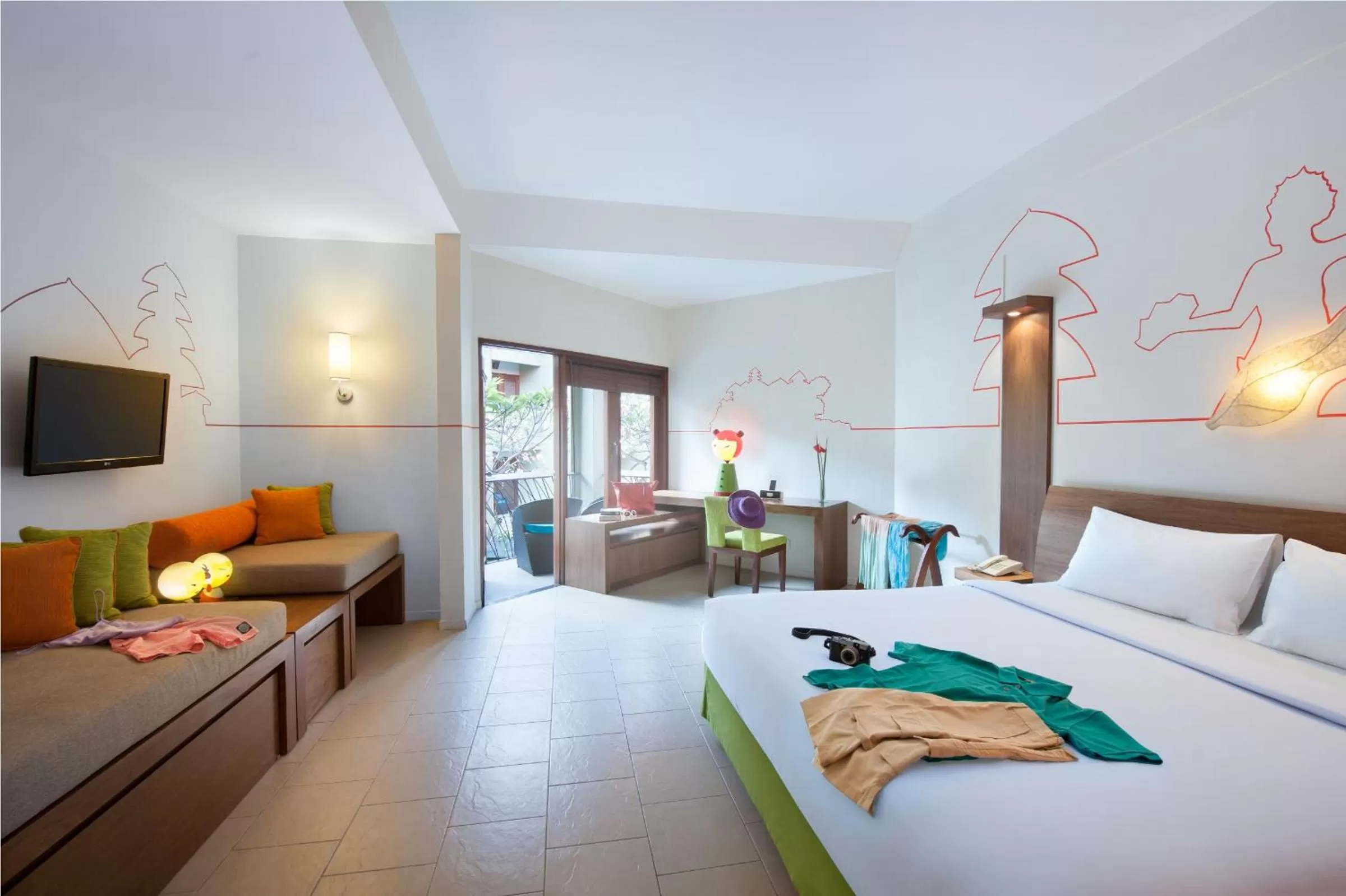 Photo of the whole room, Bed in ibis Styles Bali Legian