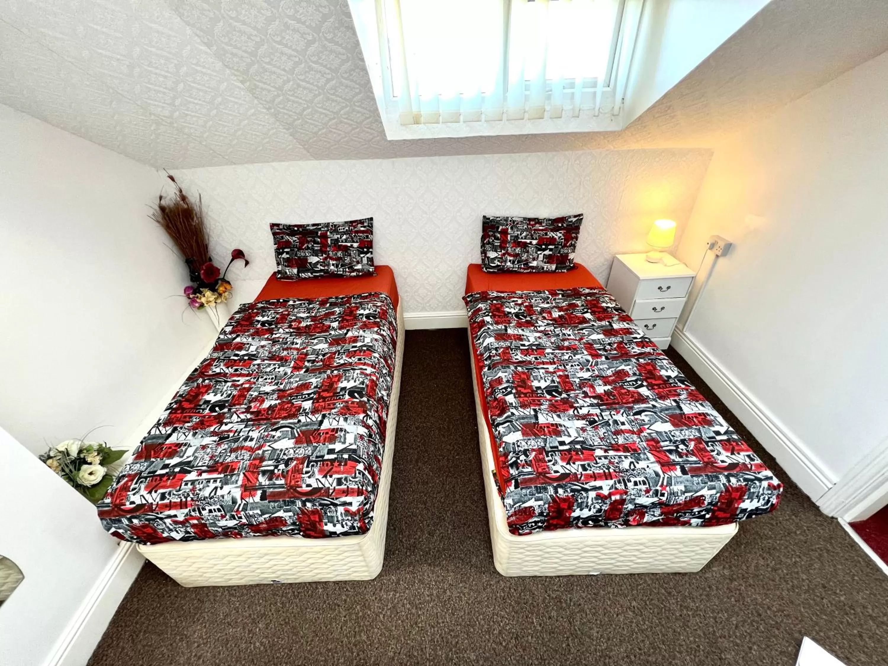 Bed in Blackpool Central Hotel