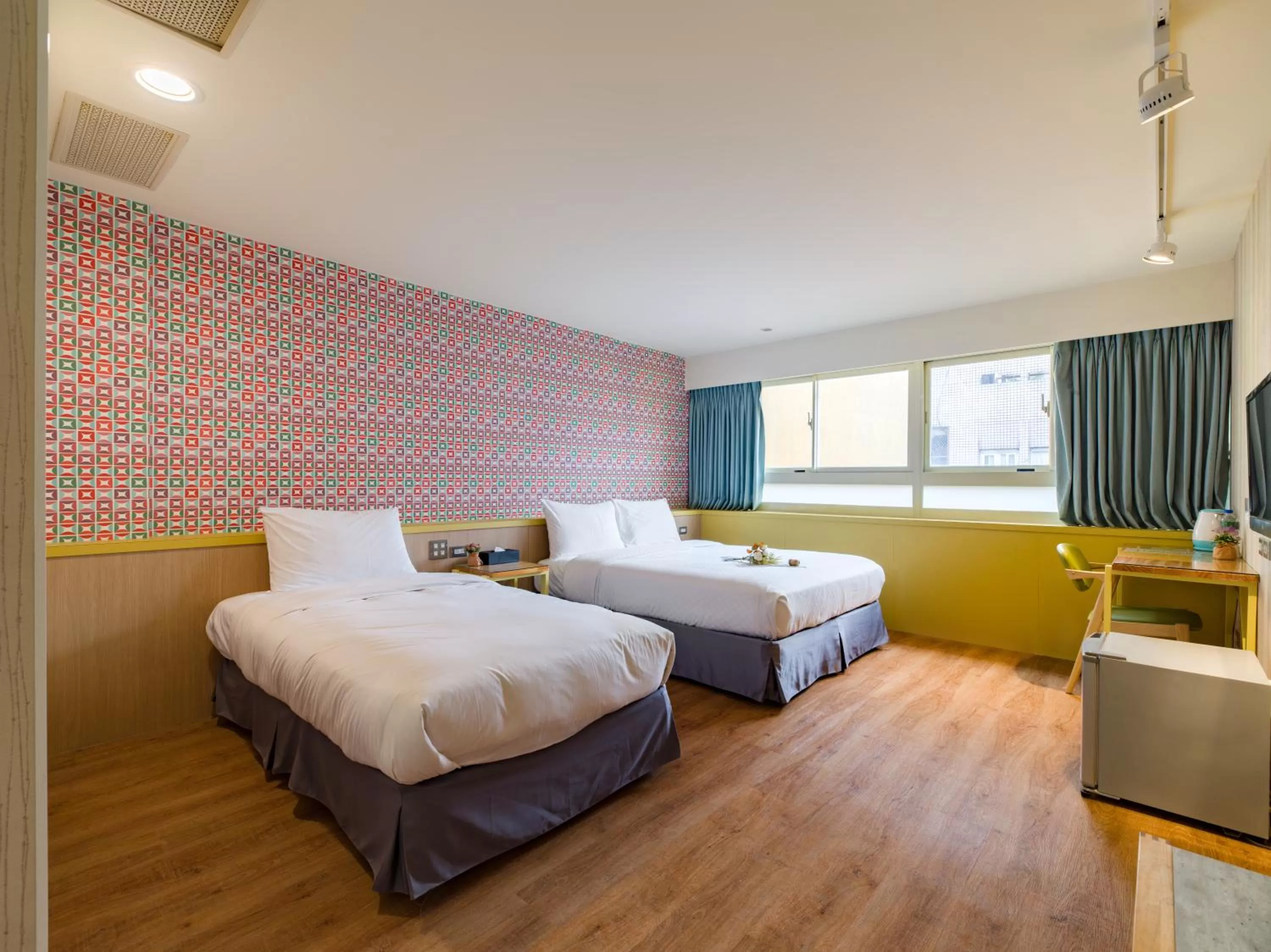 Bed in Ximenhotel-Xining西門大飯店-西寧館