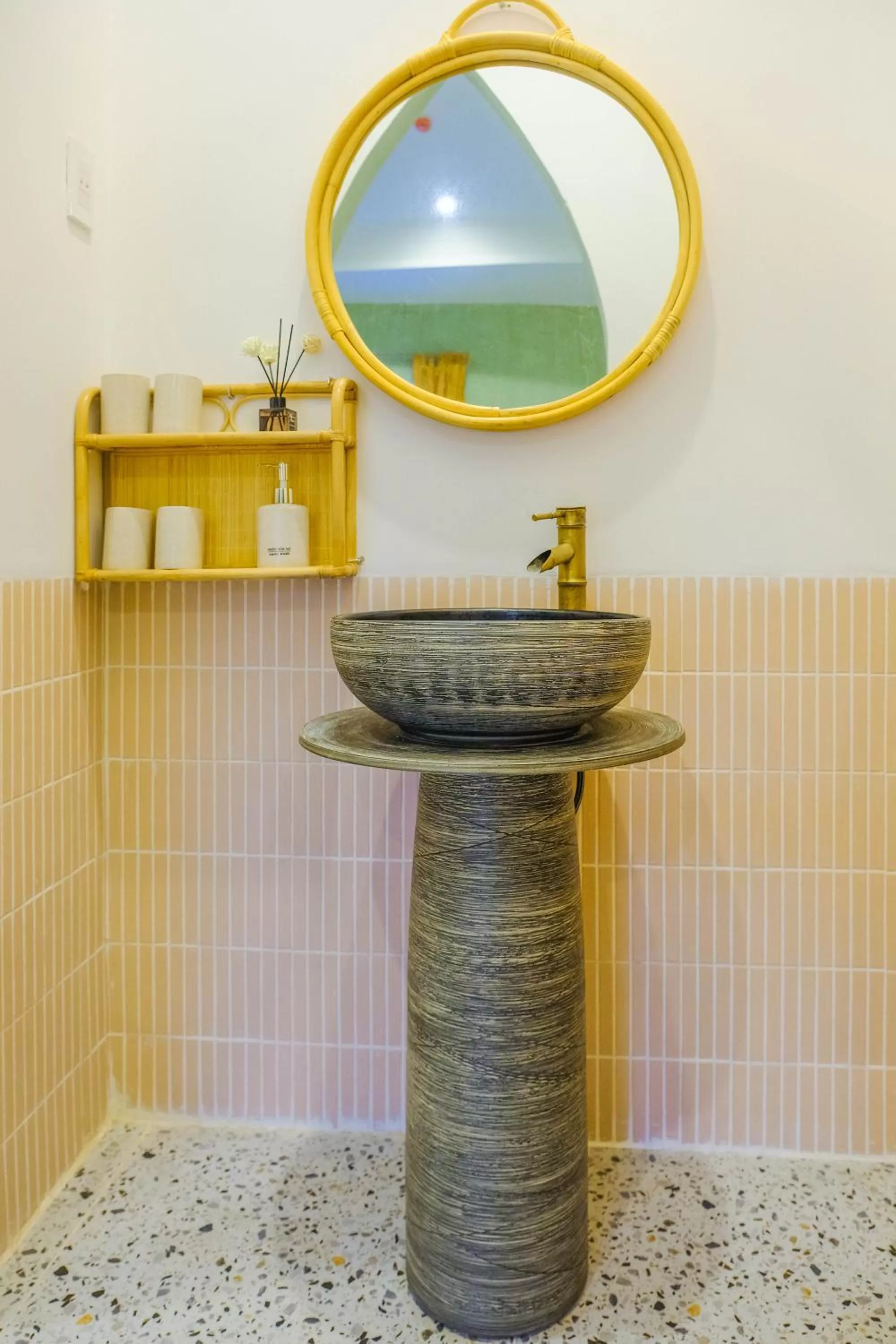 Bathroom in Eo Gió Có Homestay