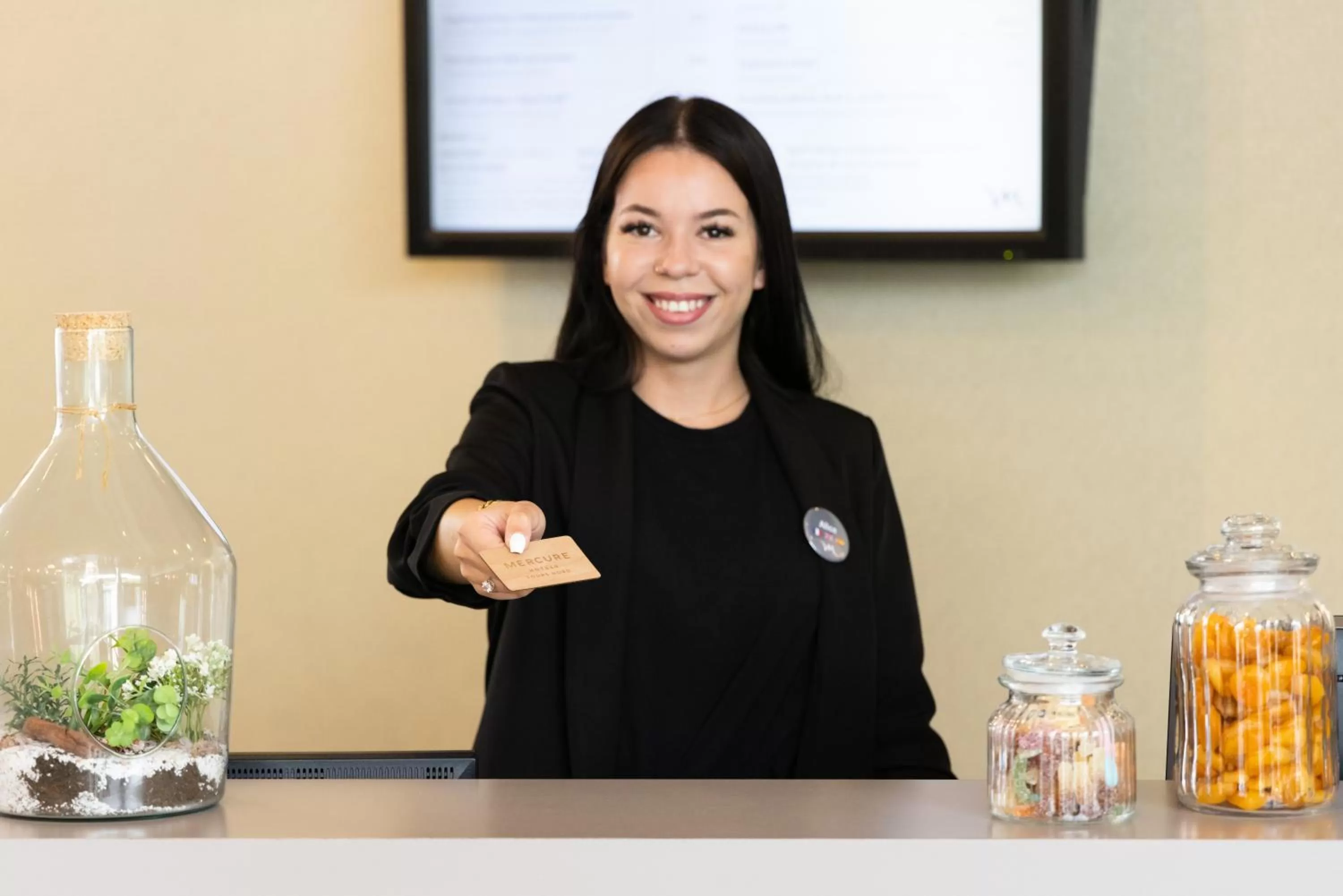 Lobby or reception in Mercure Tours Nord
