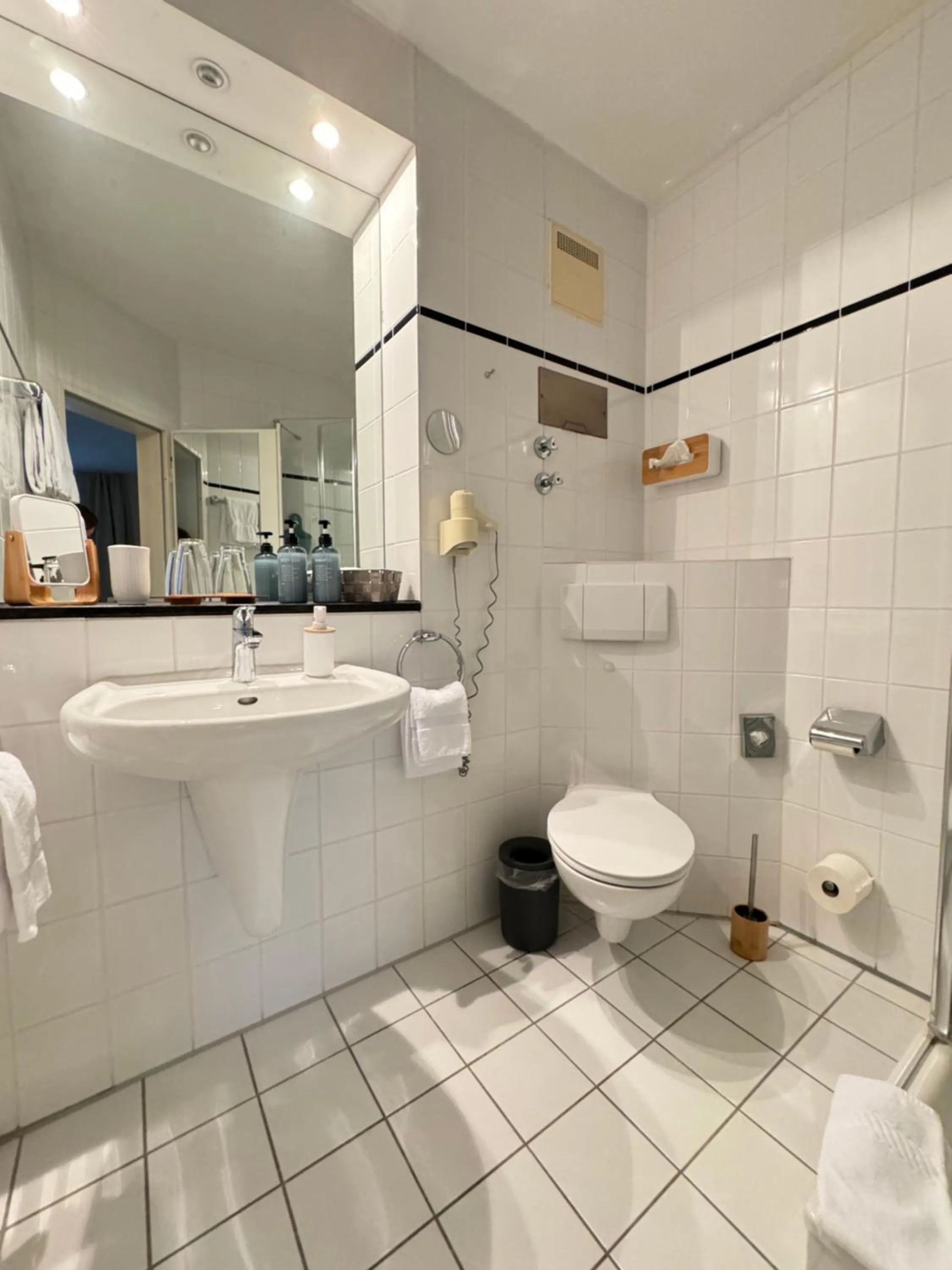 Shower in Hotel Bremer