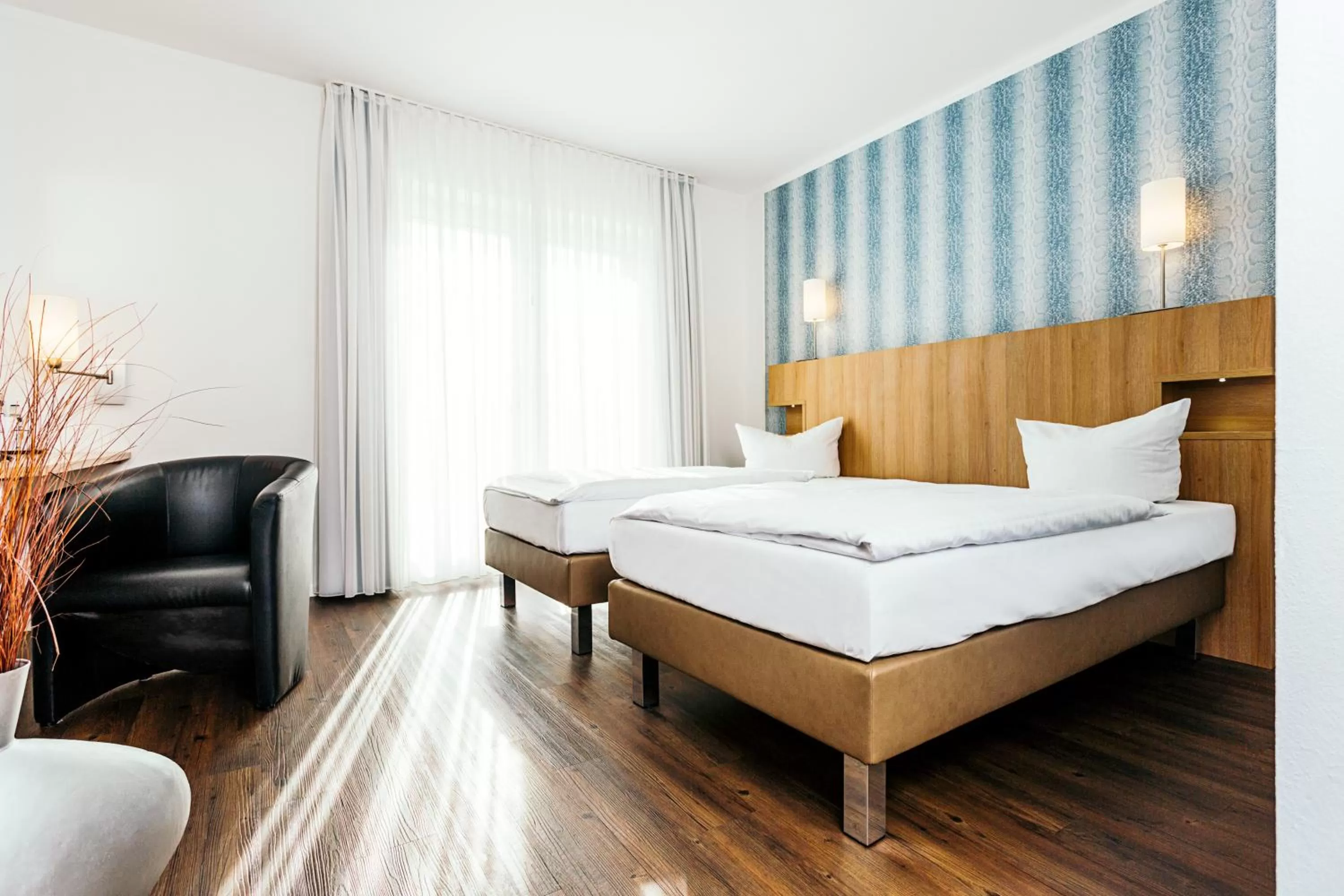 Bed in Hotel Westerkamp