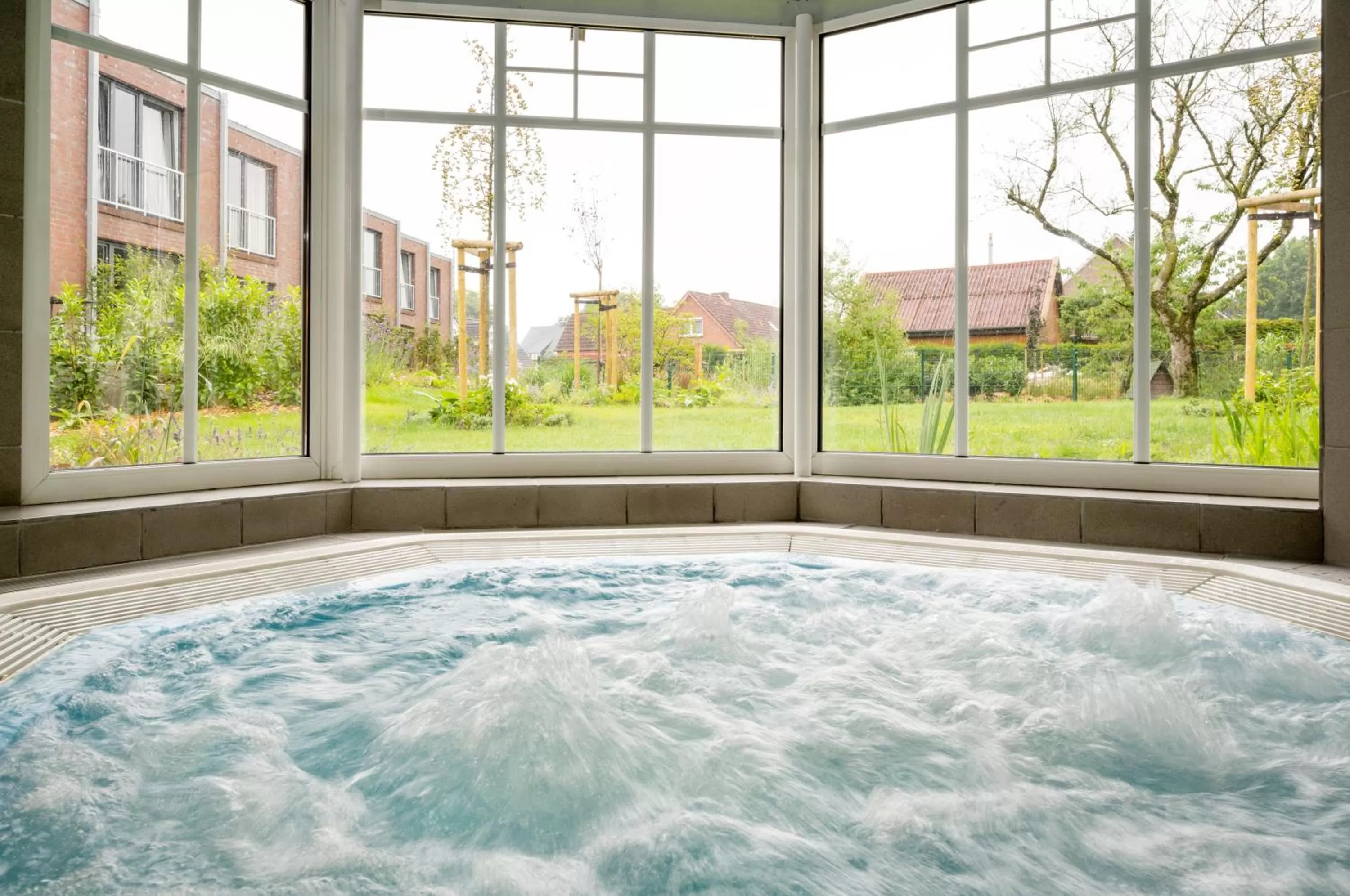 Hot Tub in Köhlers Forsthaus Wellness & Genuss Hotel