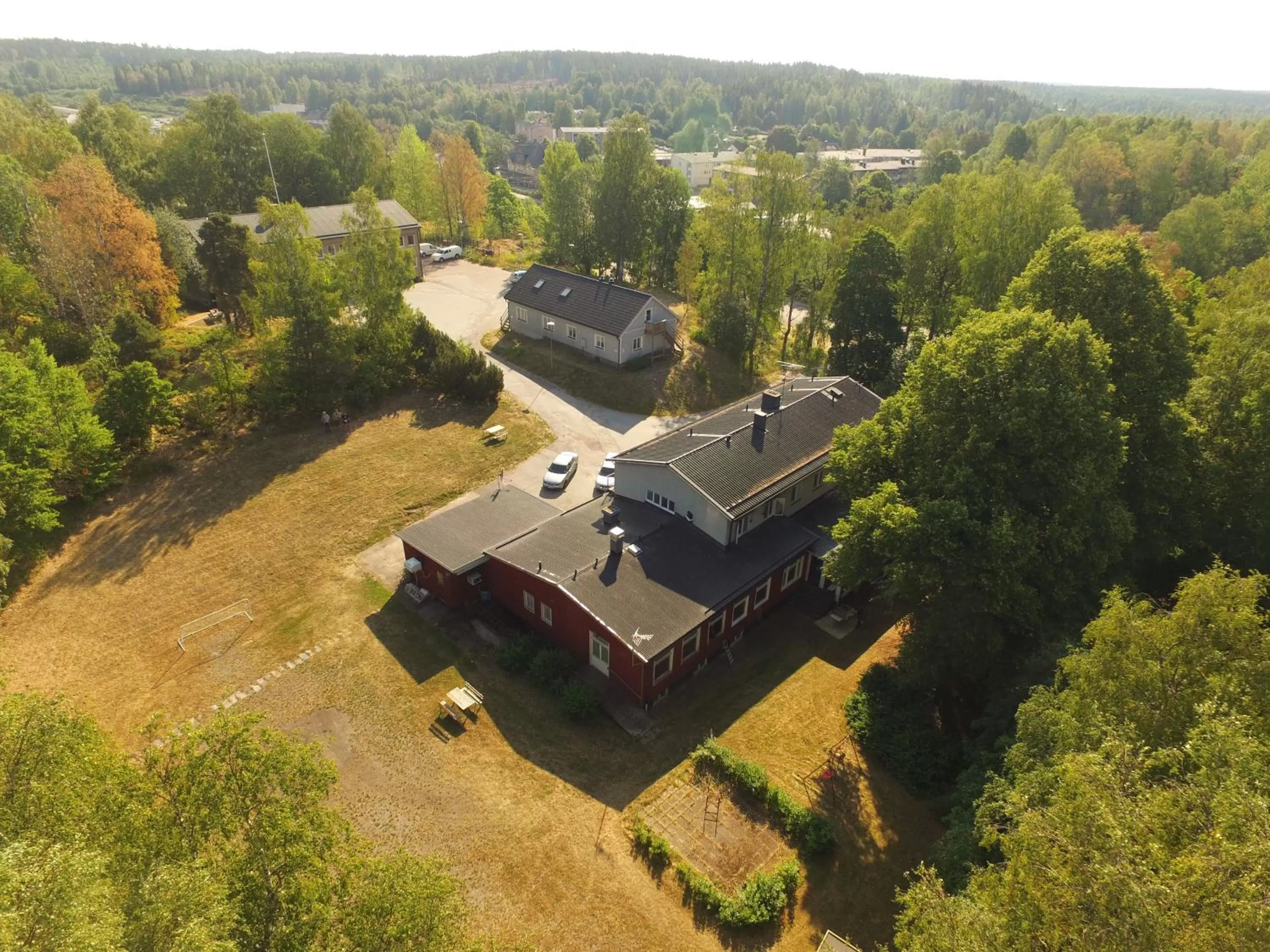 Bird's eye view in Brukshotellet Skinnsberg