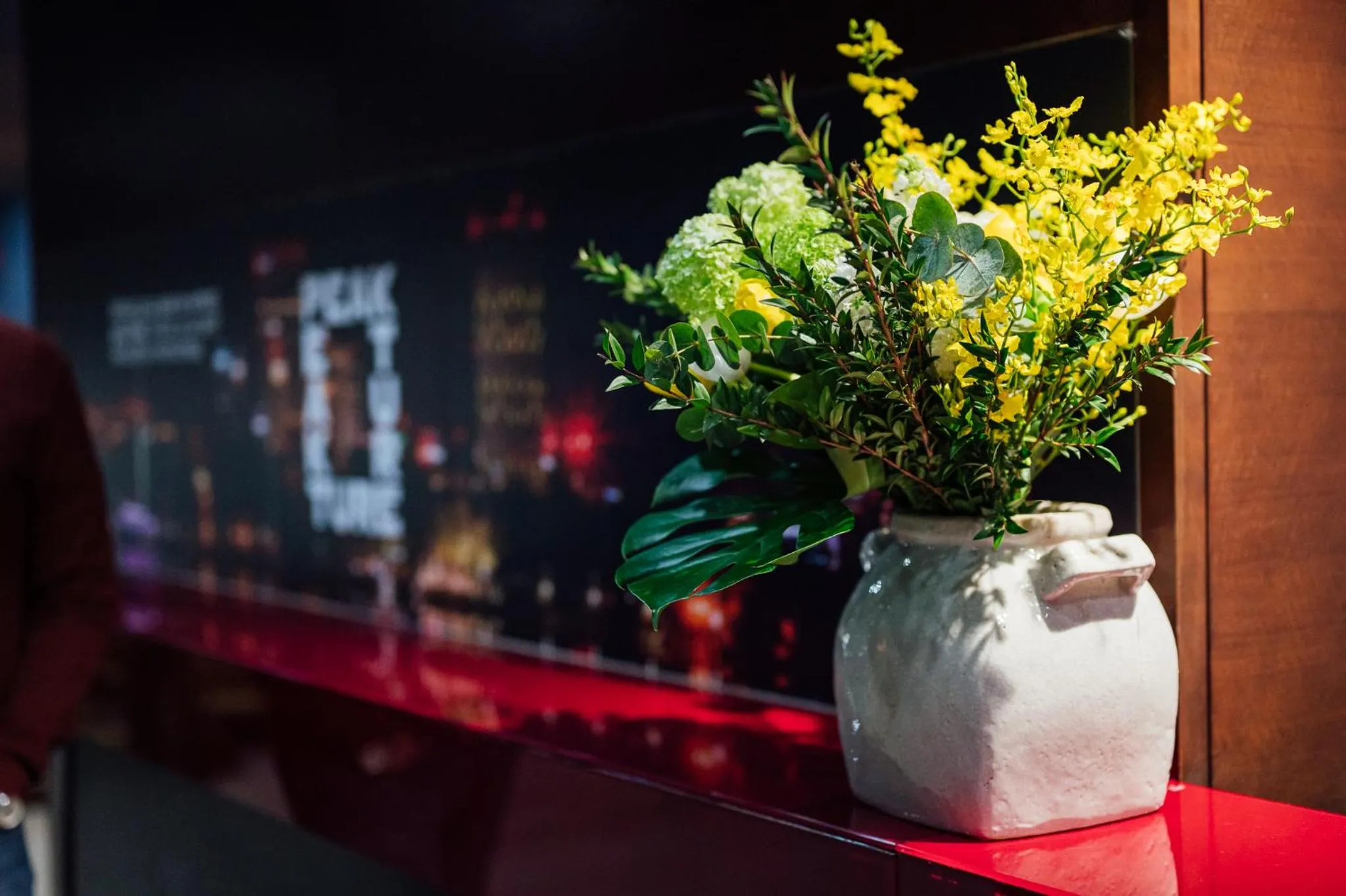 Decorative detail in Peakture Hotel