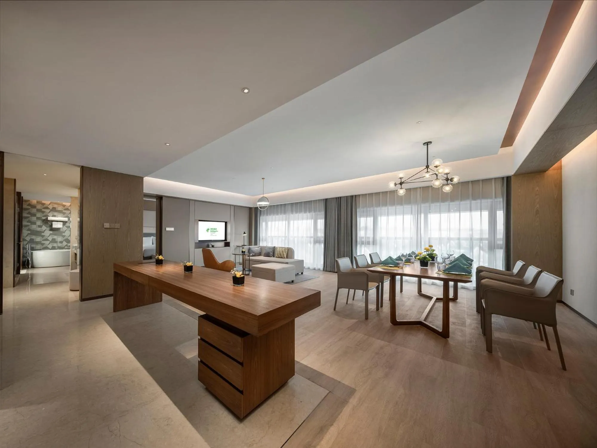 Living room in Holiday Inn Changchun Jingyue by IHG