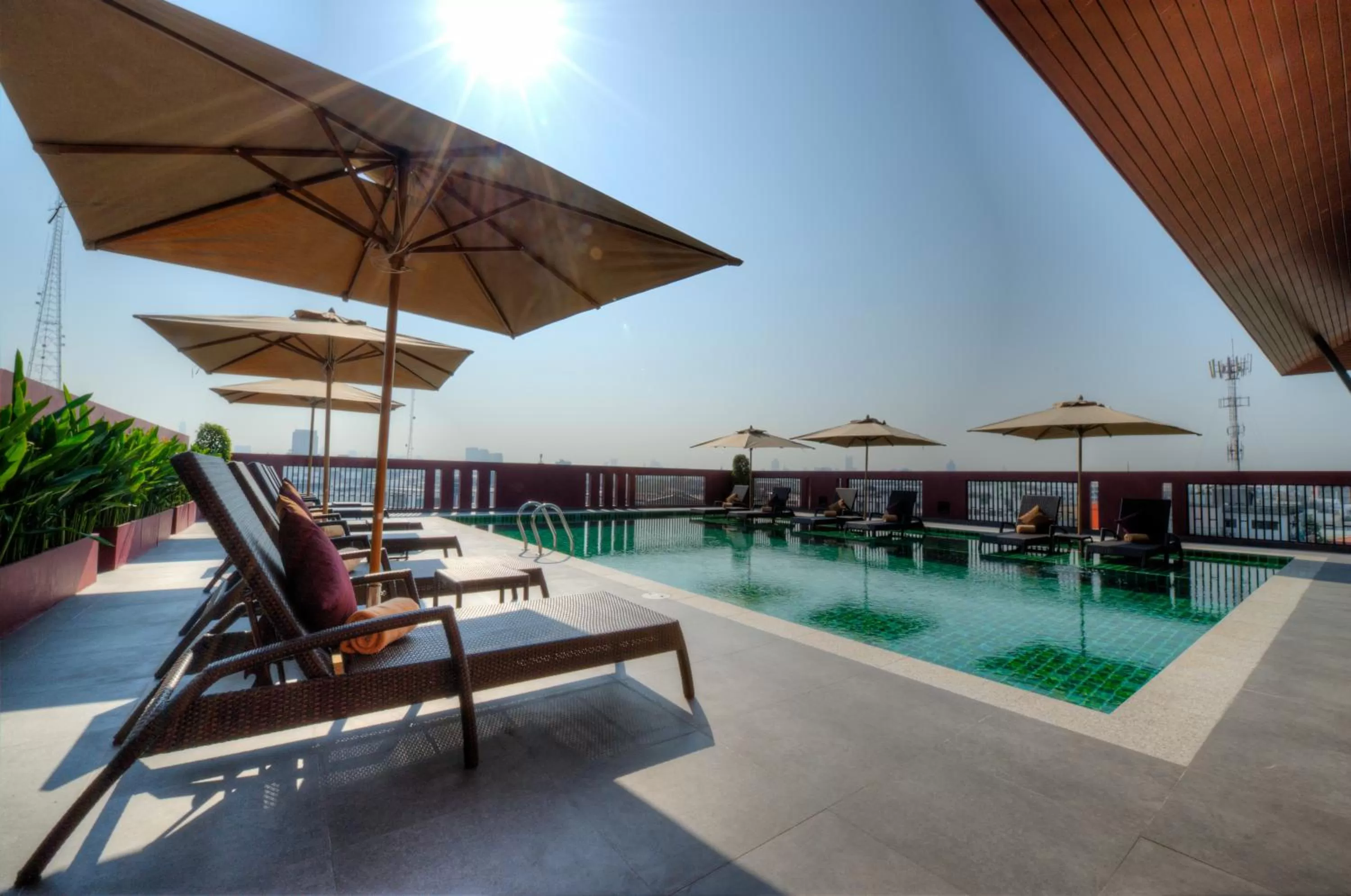 Swimming pool in Casa Nithra Bangkok