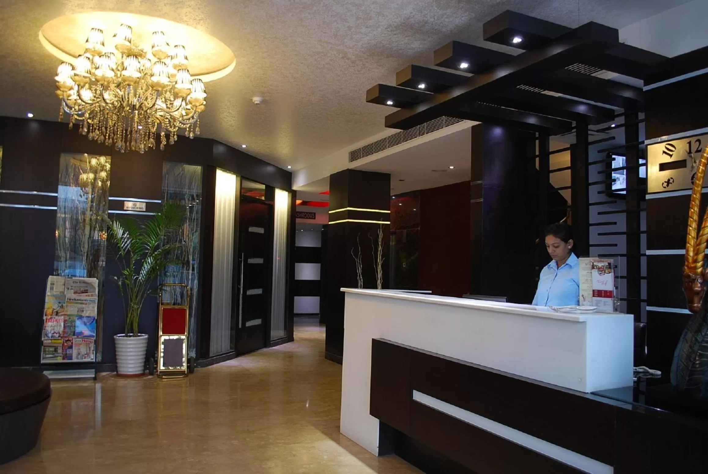 Lobby or reception in Hotel Oyster