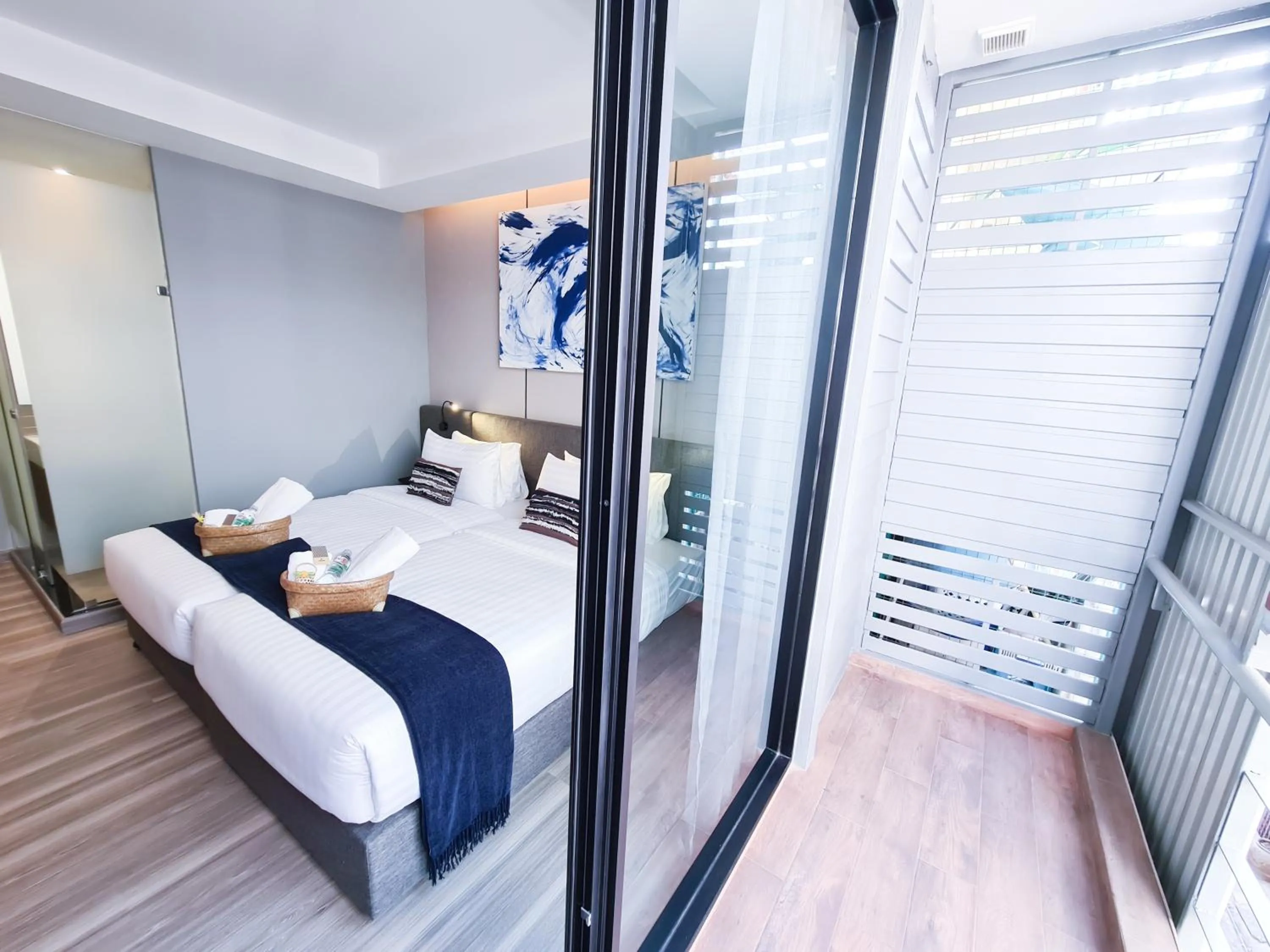 Bed in SOVA Hotel Bangkok