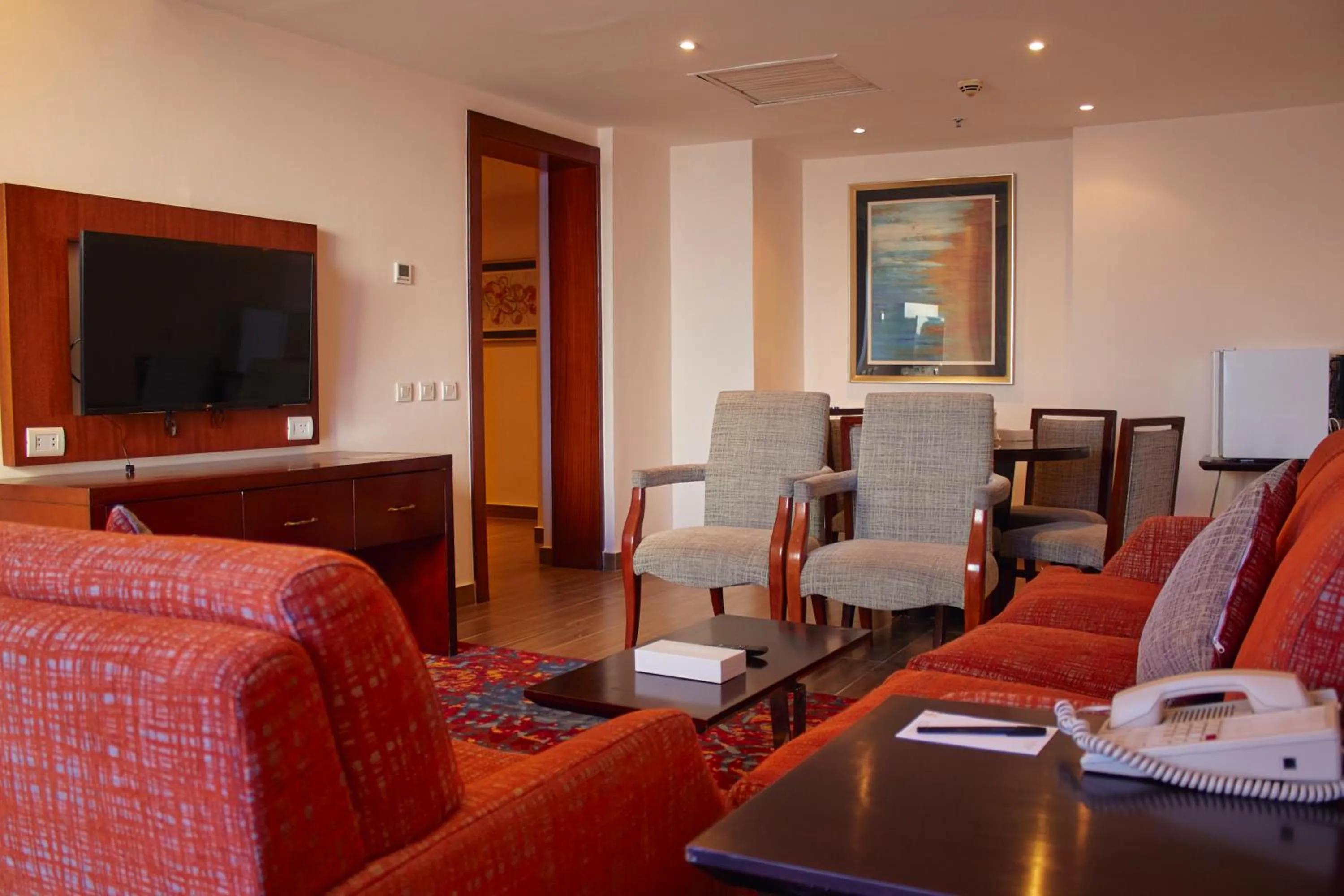 Two-Bedroom Suite with Sea and Pool View in Tolip Hotel Alexandria