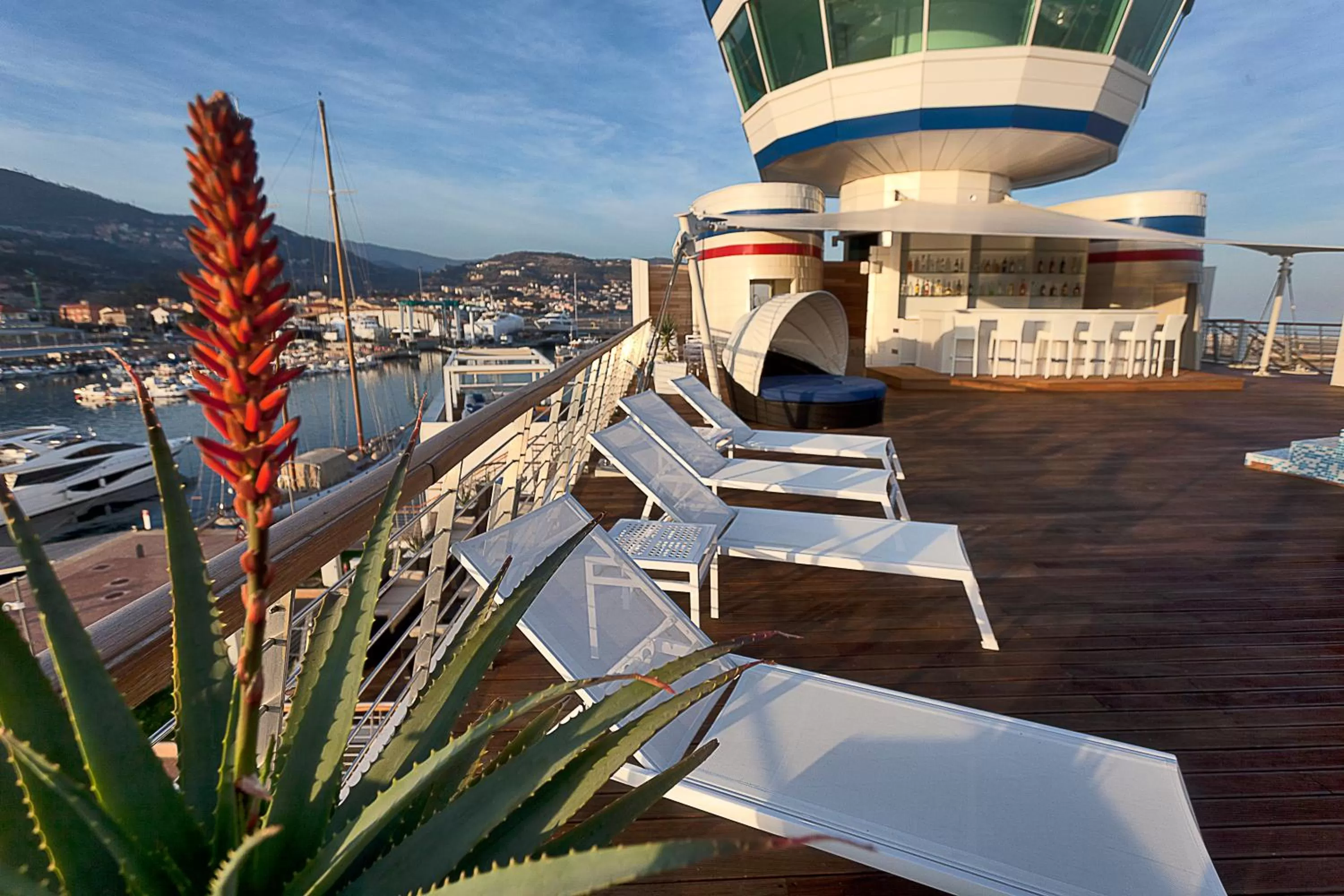 Solarium in Albergo Yacht Club Marina Di Loano