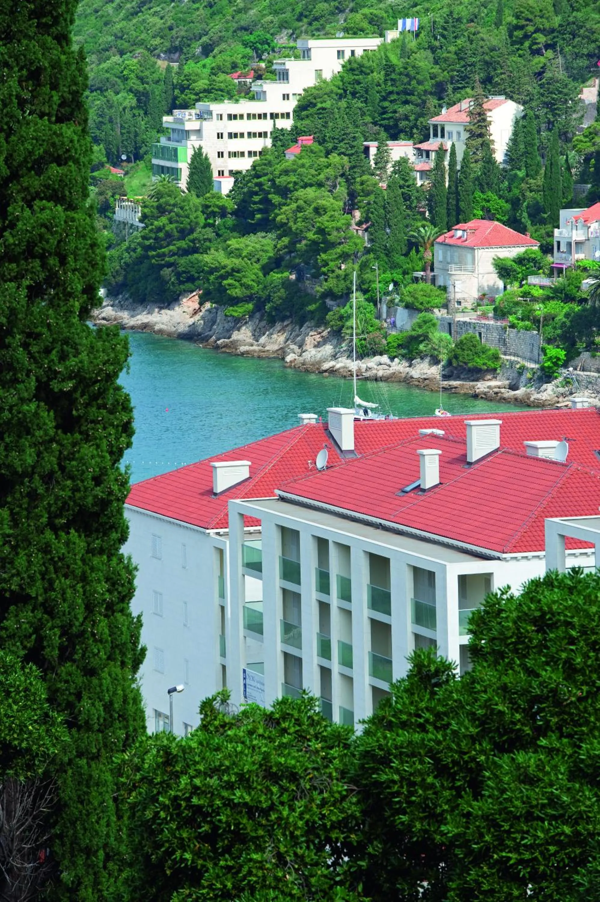 Bird's eye view in Dubrovnik Luxury Residence – L’Orangerie